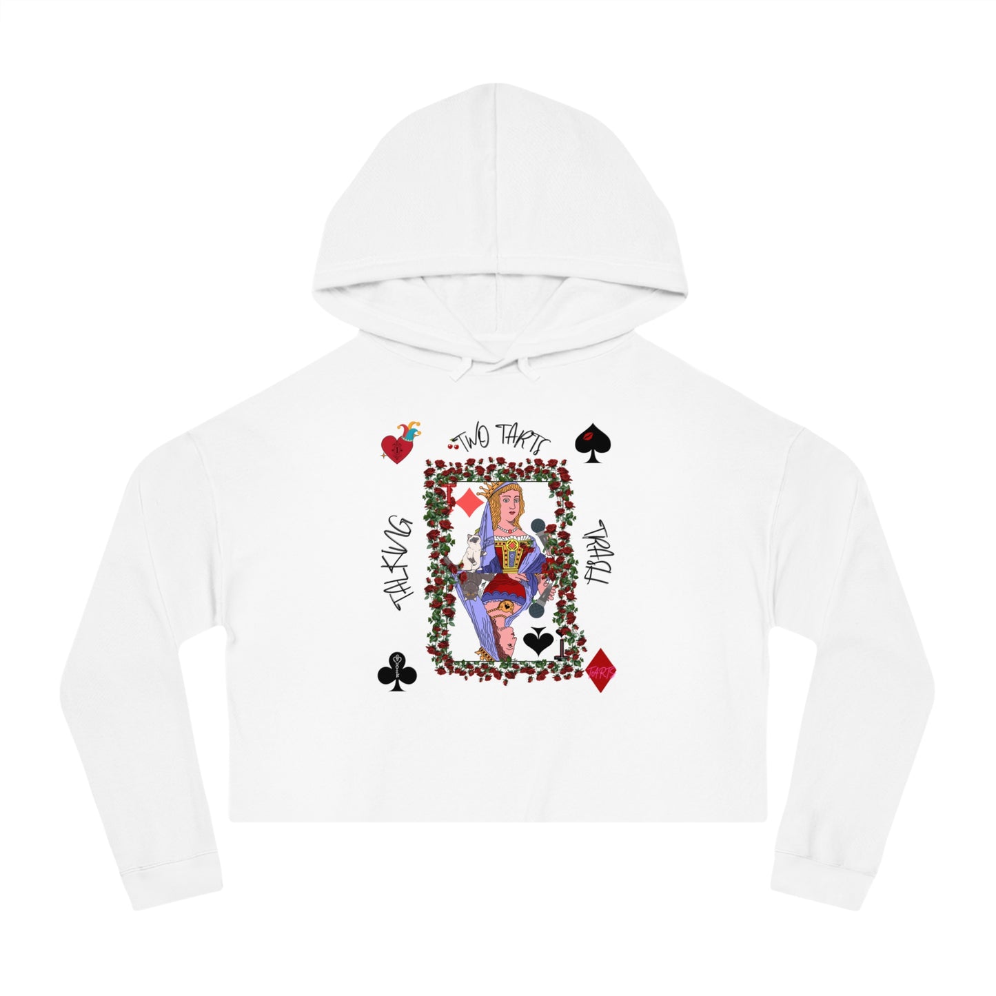 Two Tarts Queen Women’s Cropped Hooded Sweatshirt