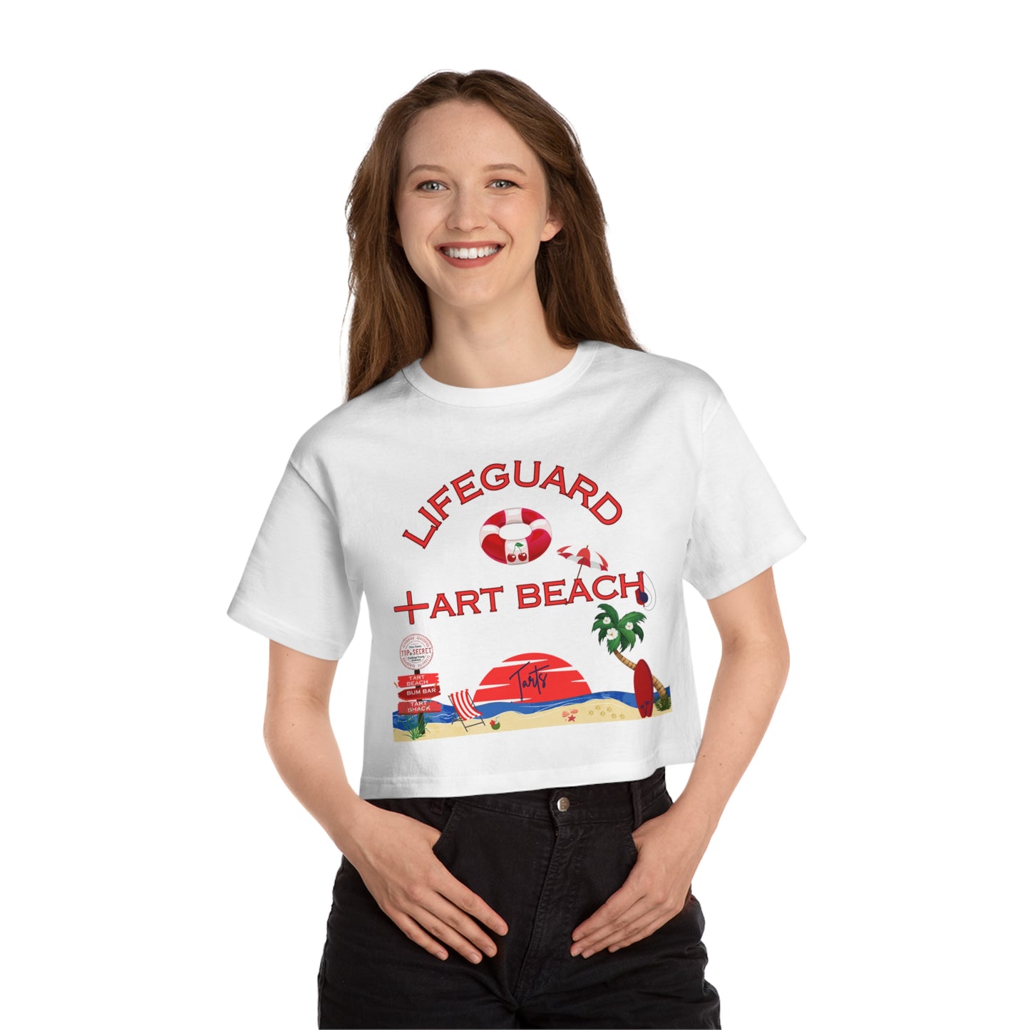 Two Tarts Lifeguard Cropped T-Shirt