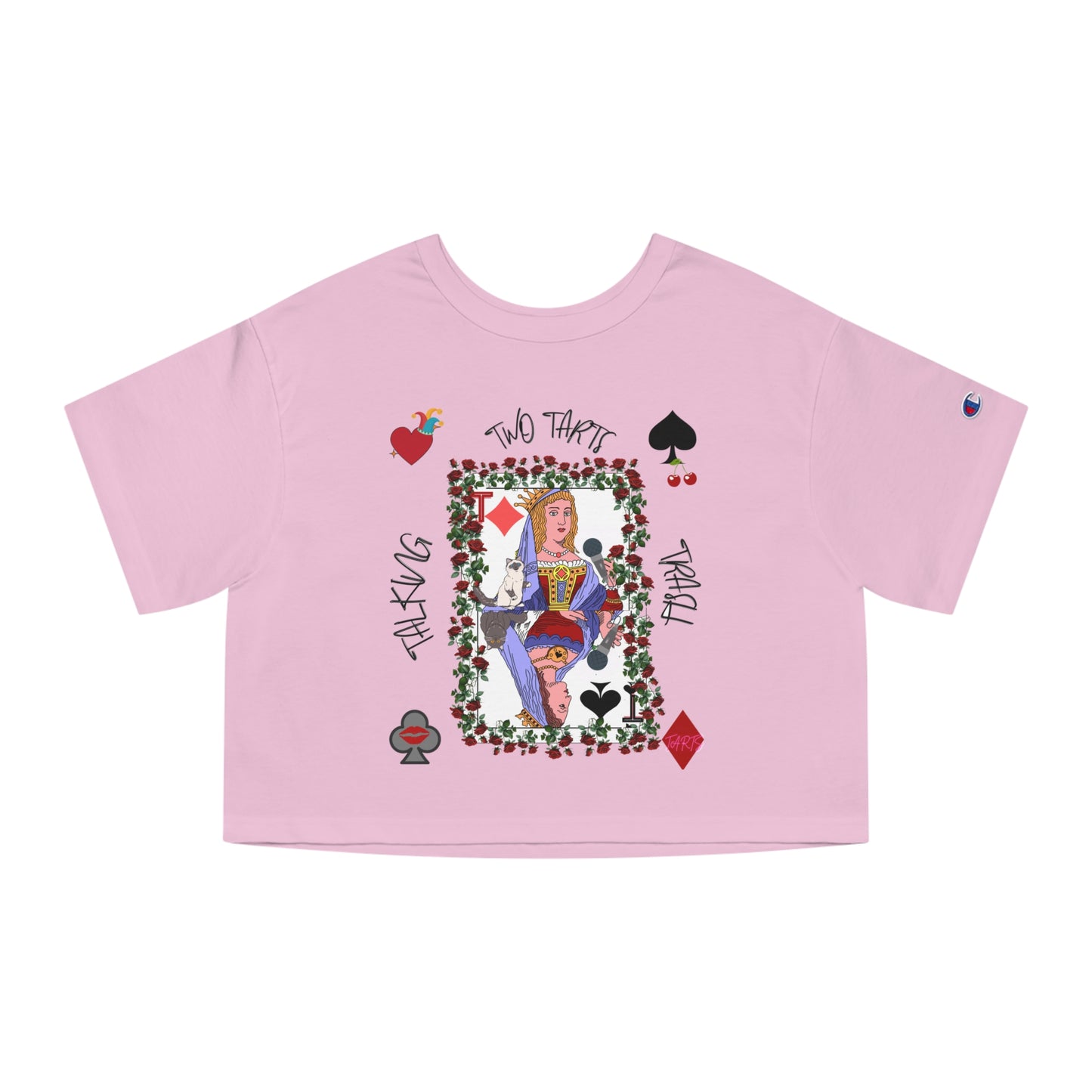 Two Tarts Queen Cropped T-Shirt