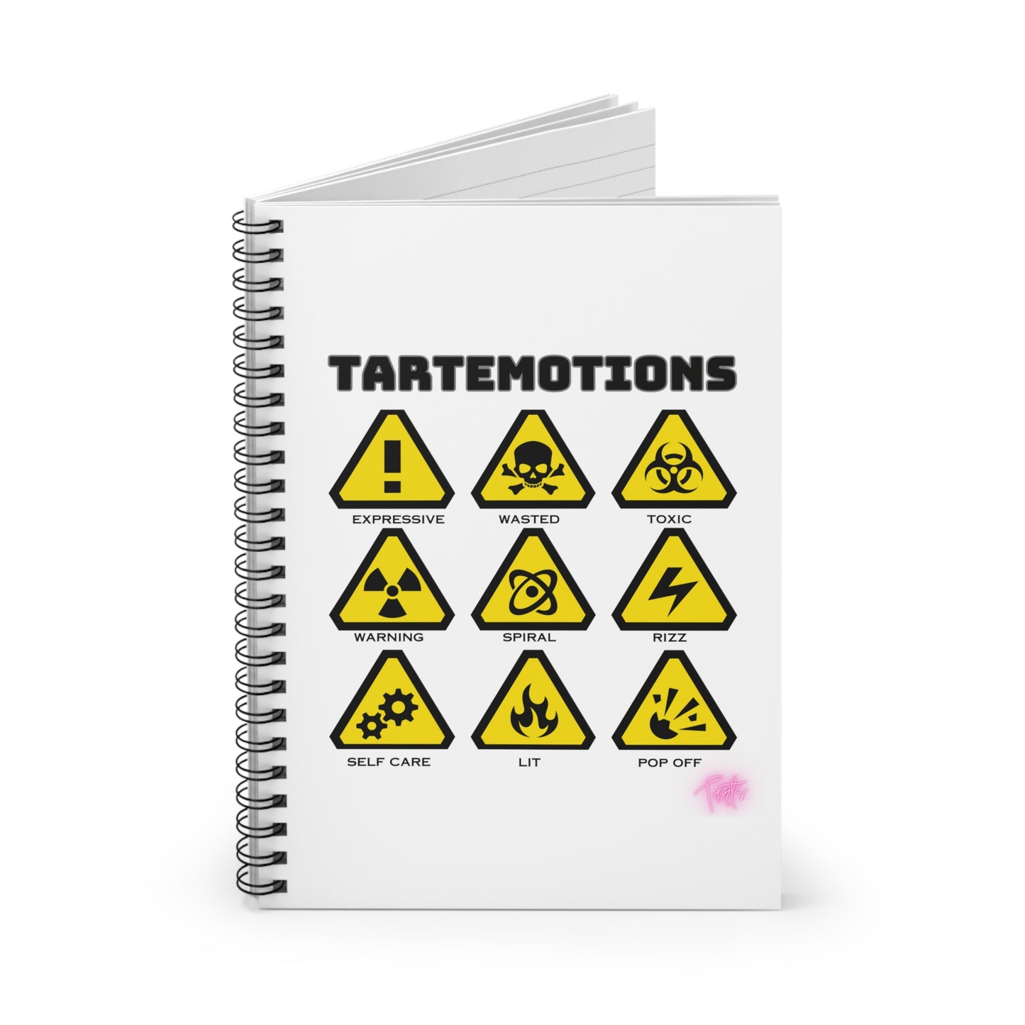 Two Tarts Tartemotions Spiral Notebook - Ruled Line
