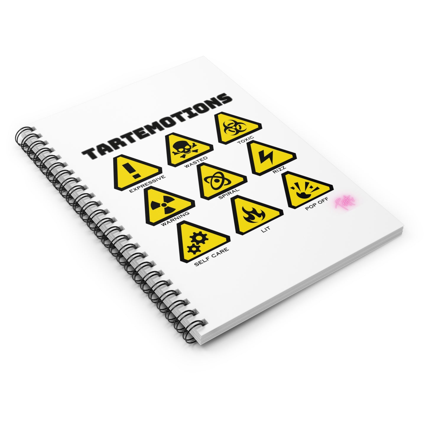 Two Tarts Tartemotions Spiral Notebook - Ruled Line