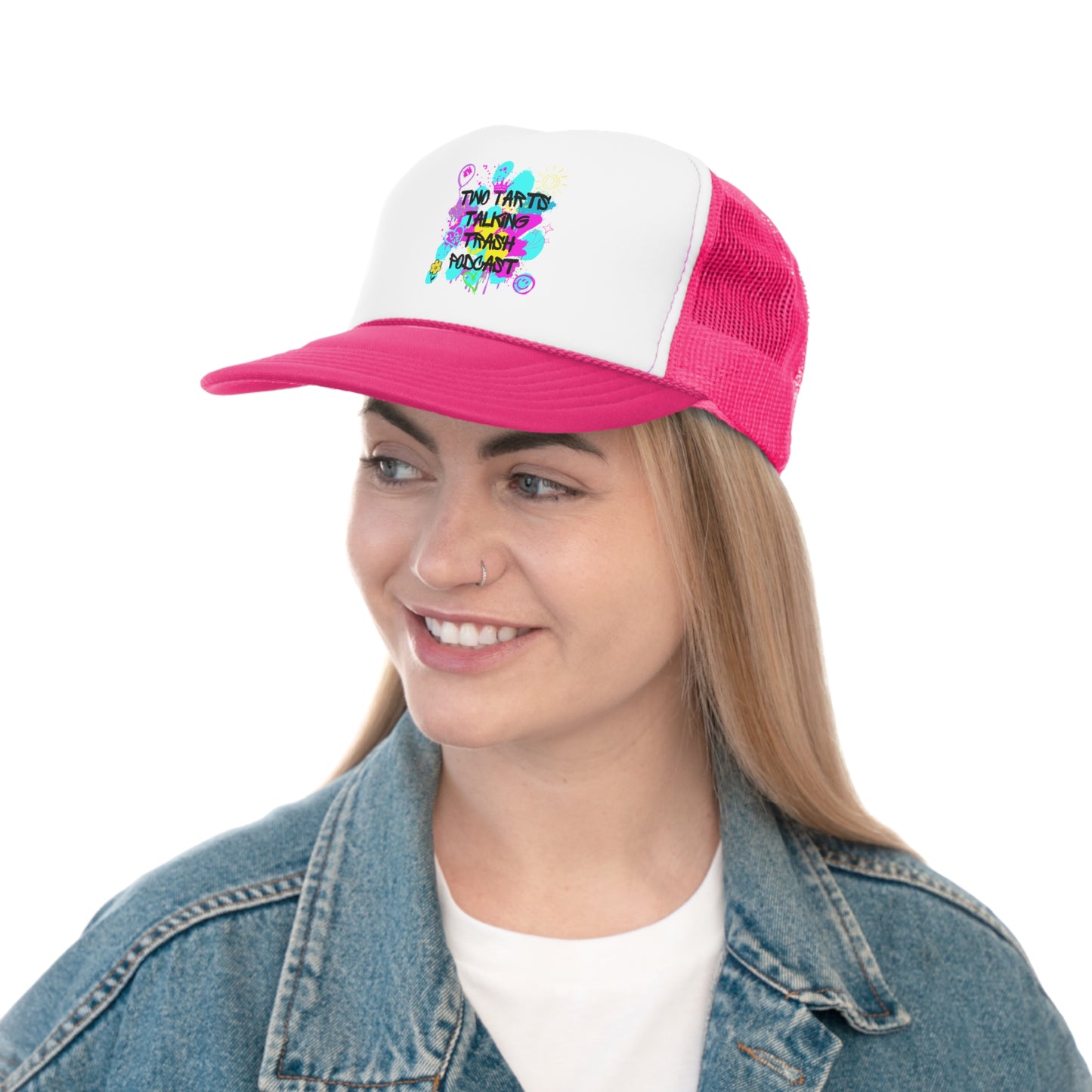 Two Tarts Talking Trash Podcast Graffiti Trucker Caps