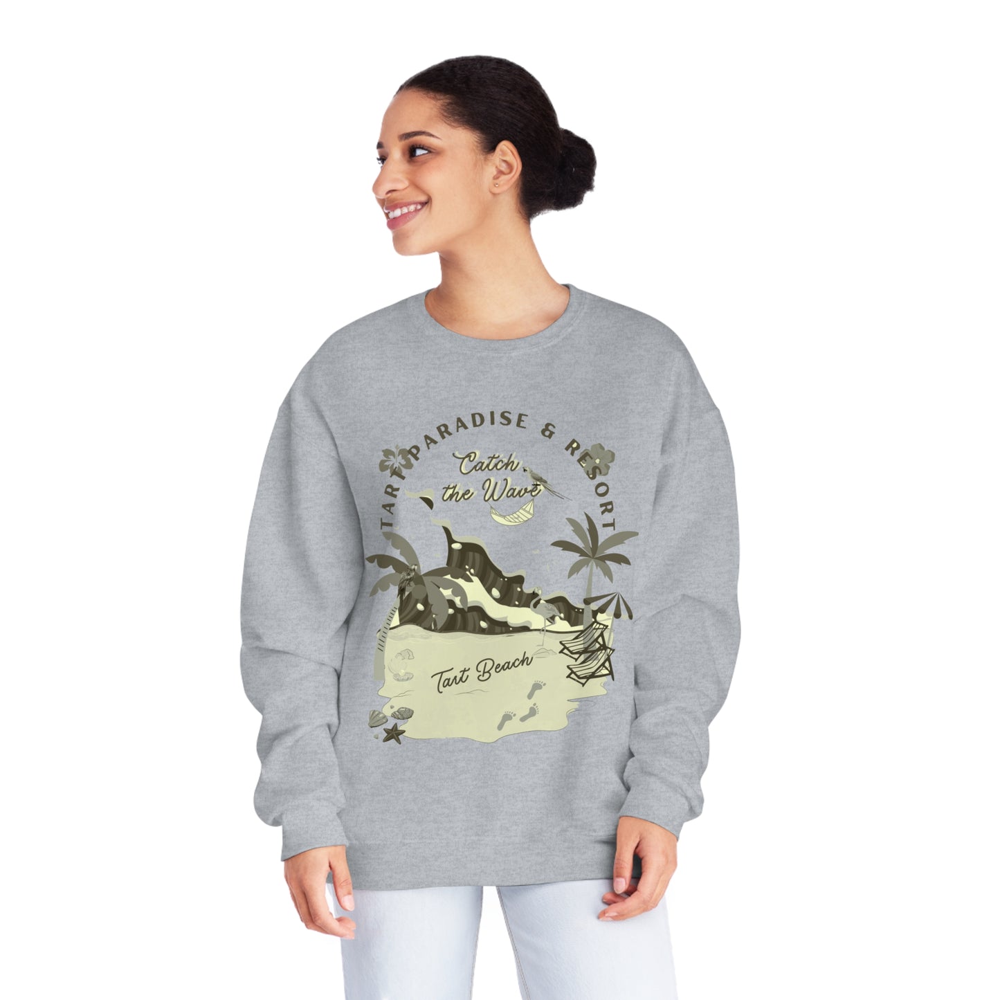 Two Tarts Beach Unisex Crewneck Sweatshirt