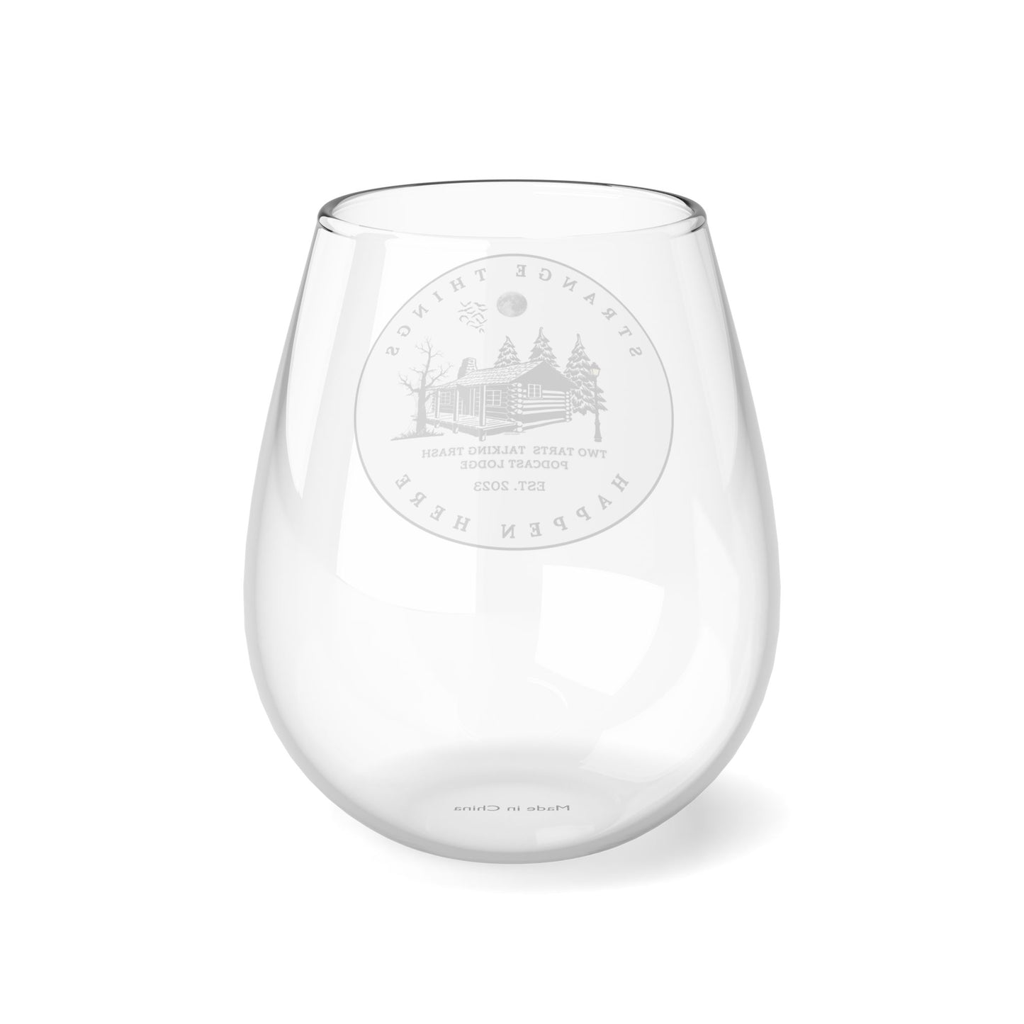 Two Tarts Strange Things Stemless Wine Glass, 11.75oz