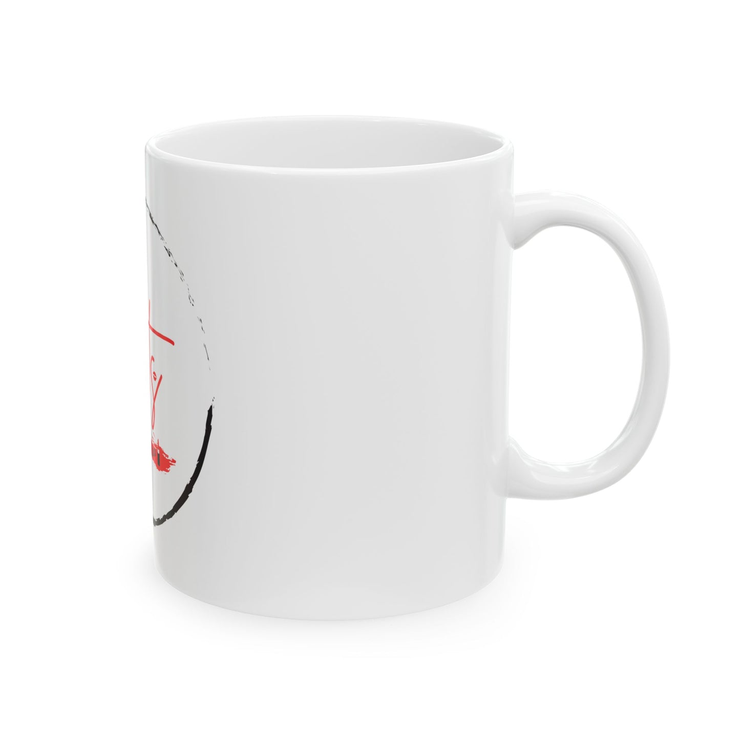 Lipstick Kitty Ceramic Mug