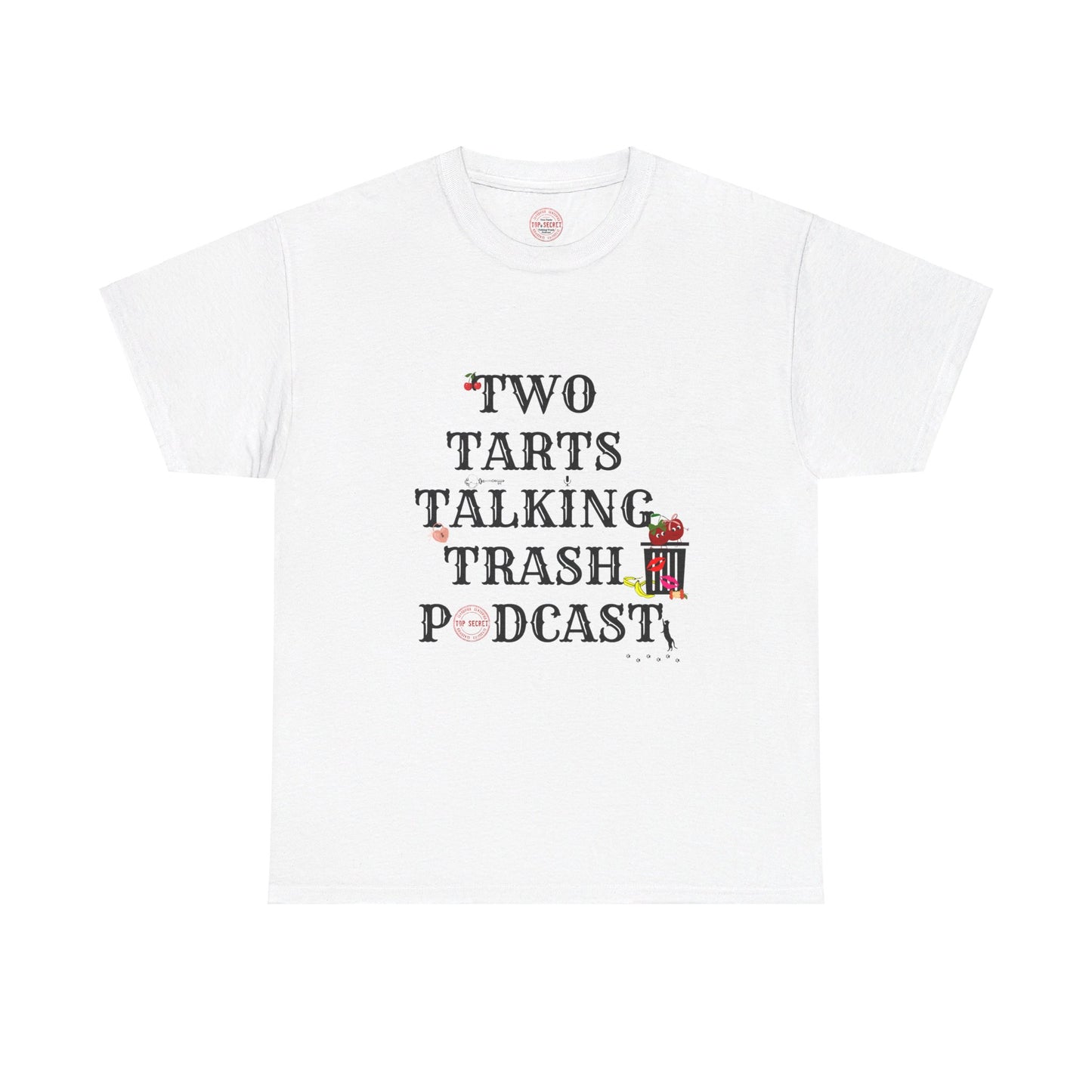 Two Tarts Cherries Unisex Heavy Cotton Tee