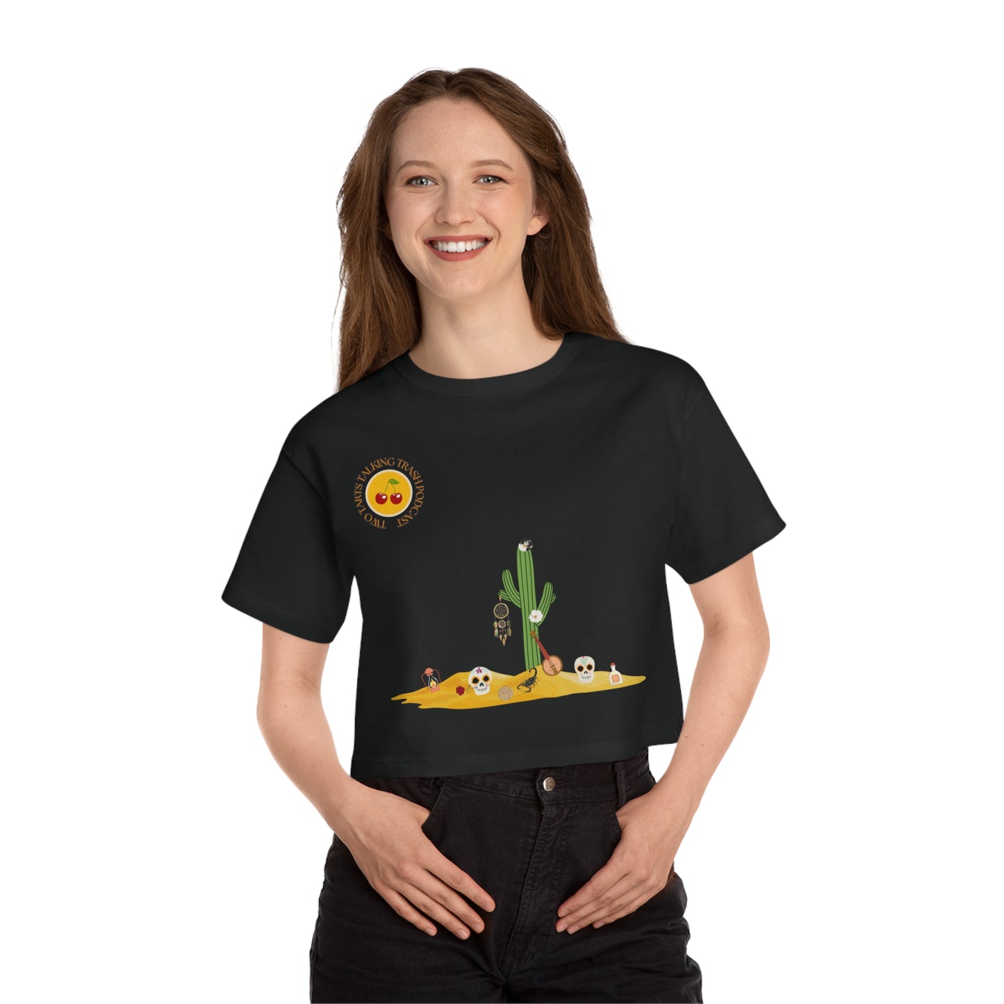 Two Tarts Desert Cropped T-Shirt