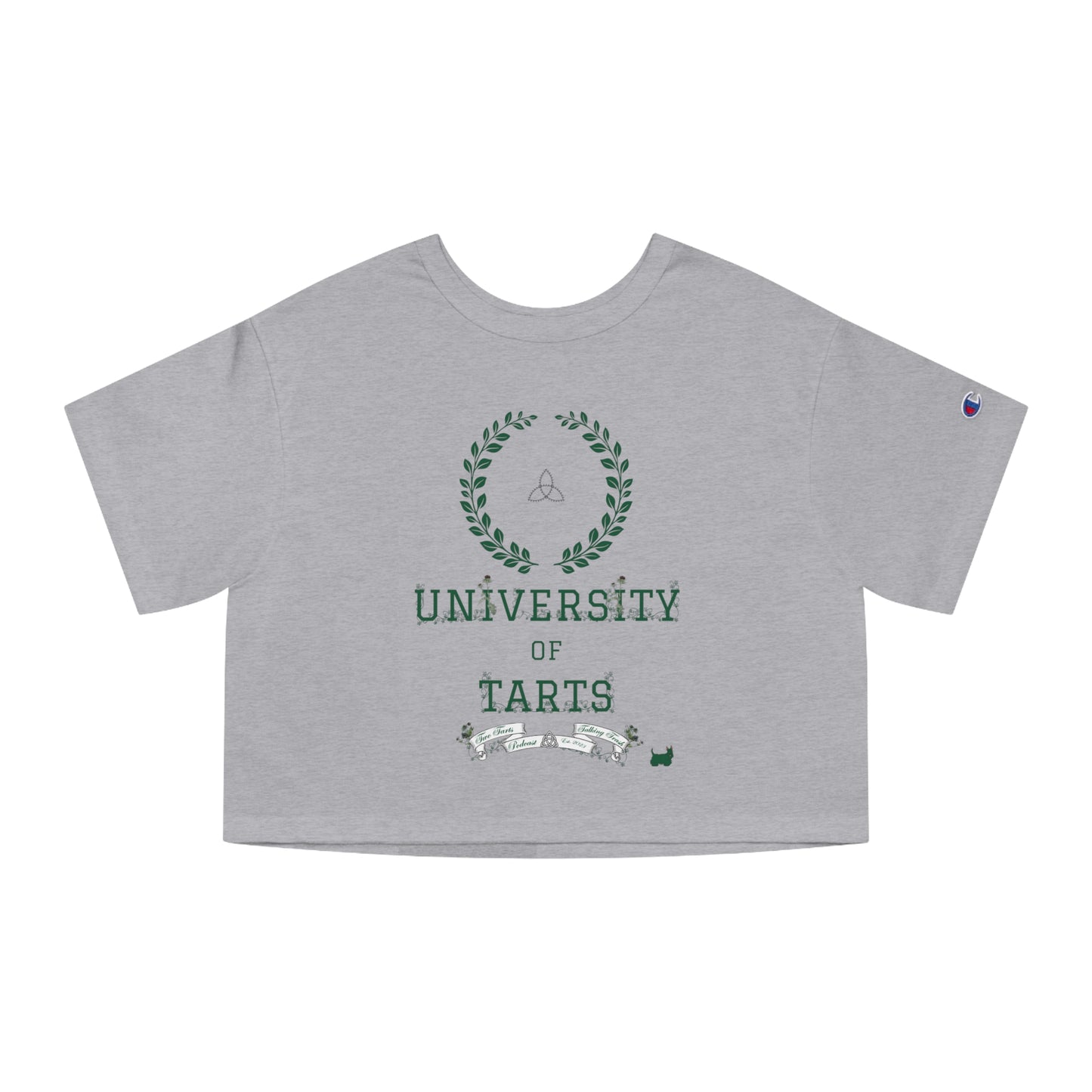 Two Tarts University Champion Women's Heritage Cropped T-Shirt