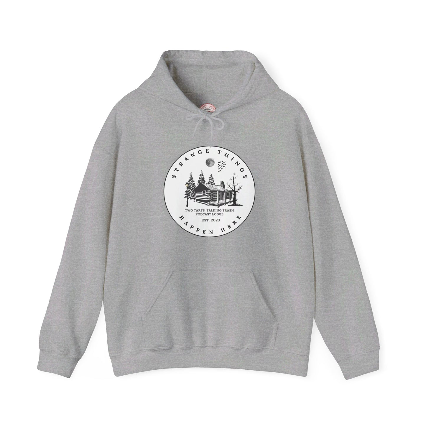 Two Tarts Strange Things Happen Here Unisex Hooded Sweatshirt