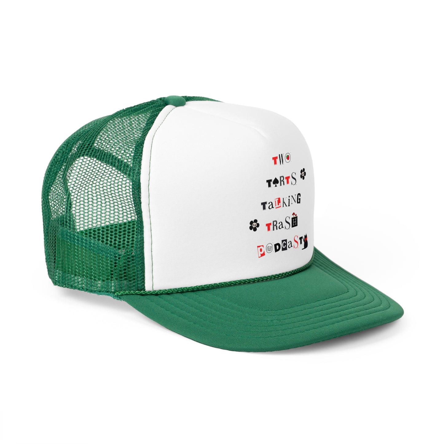 Two Tarts Talking Trash Serial Kitty Women's Trucker Caps