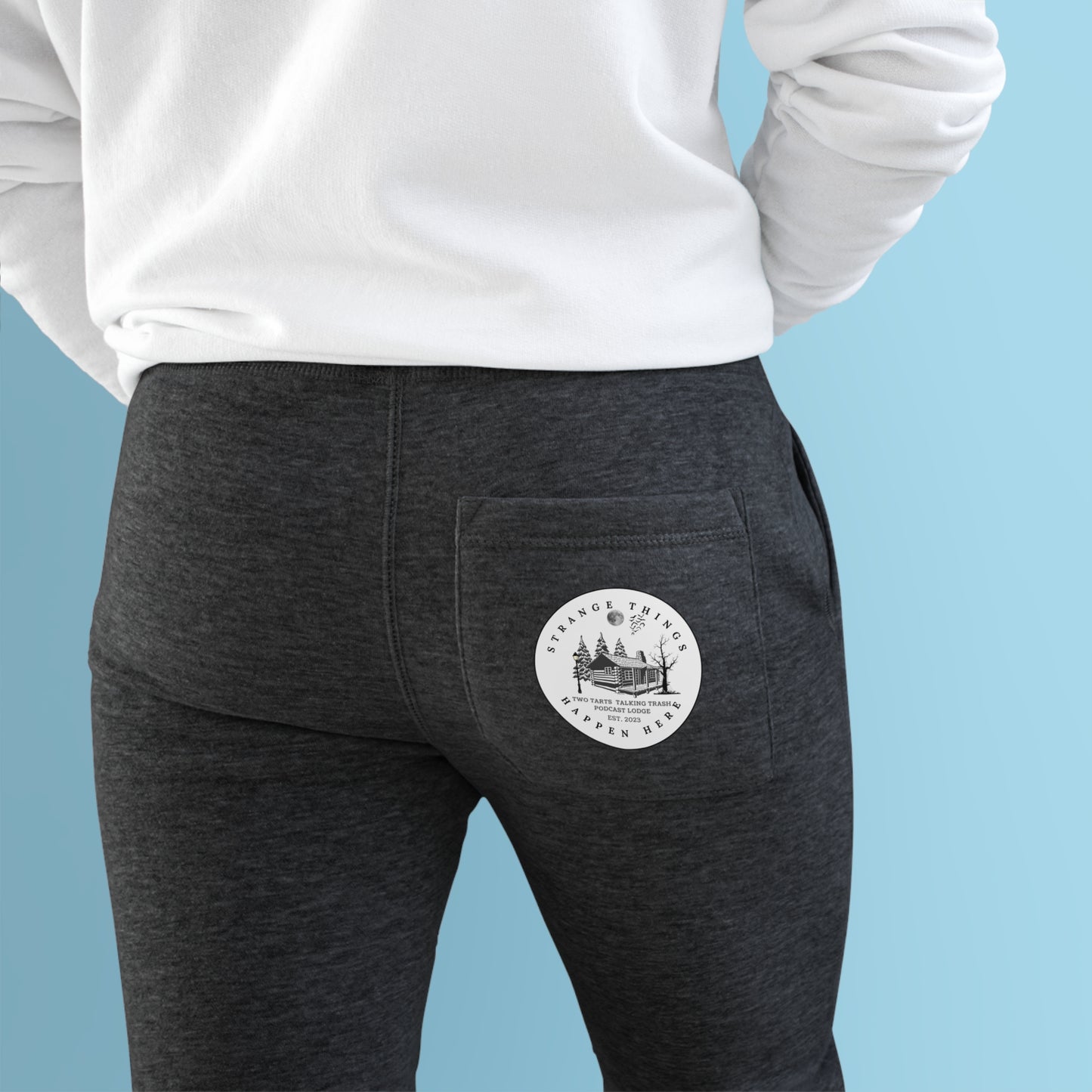 Two Tarts Talking Trash Podcast Strange Things Happen Here Unisex Joggers