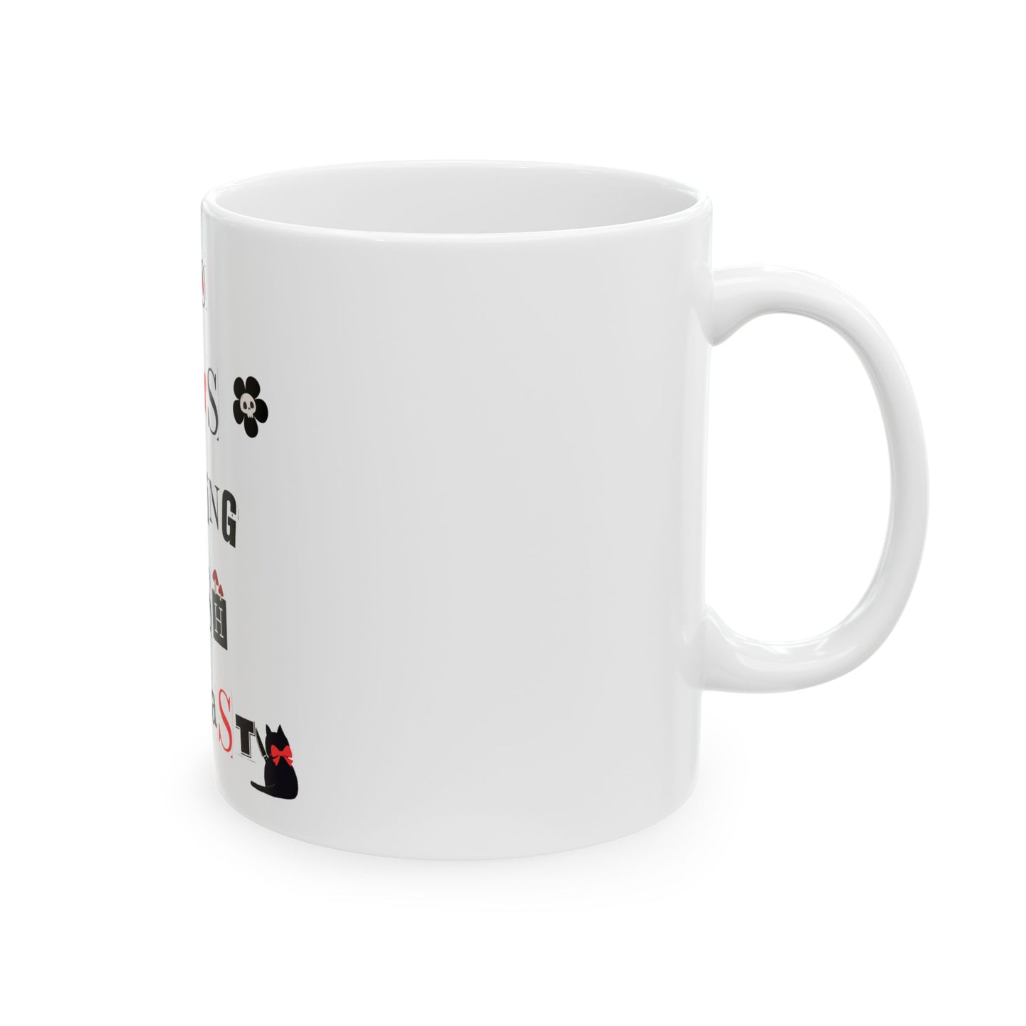 Serial Kitty Ceramic Mug,