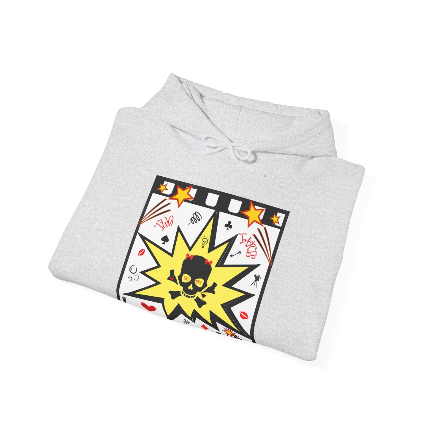 Skull Comic Unisex Hooded Sweatshirt
