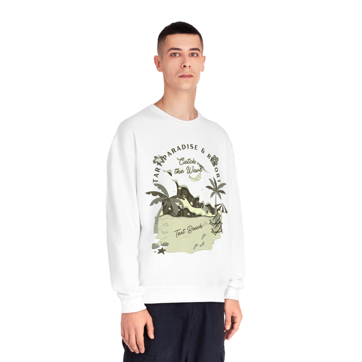 Two Tarts Beach Unisex Crewneck Sweatshirt