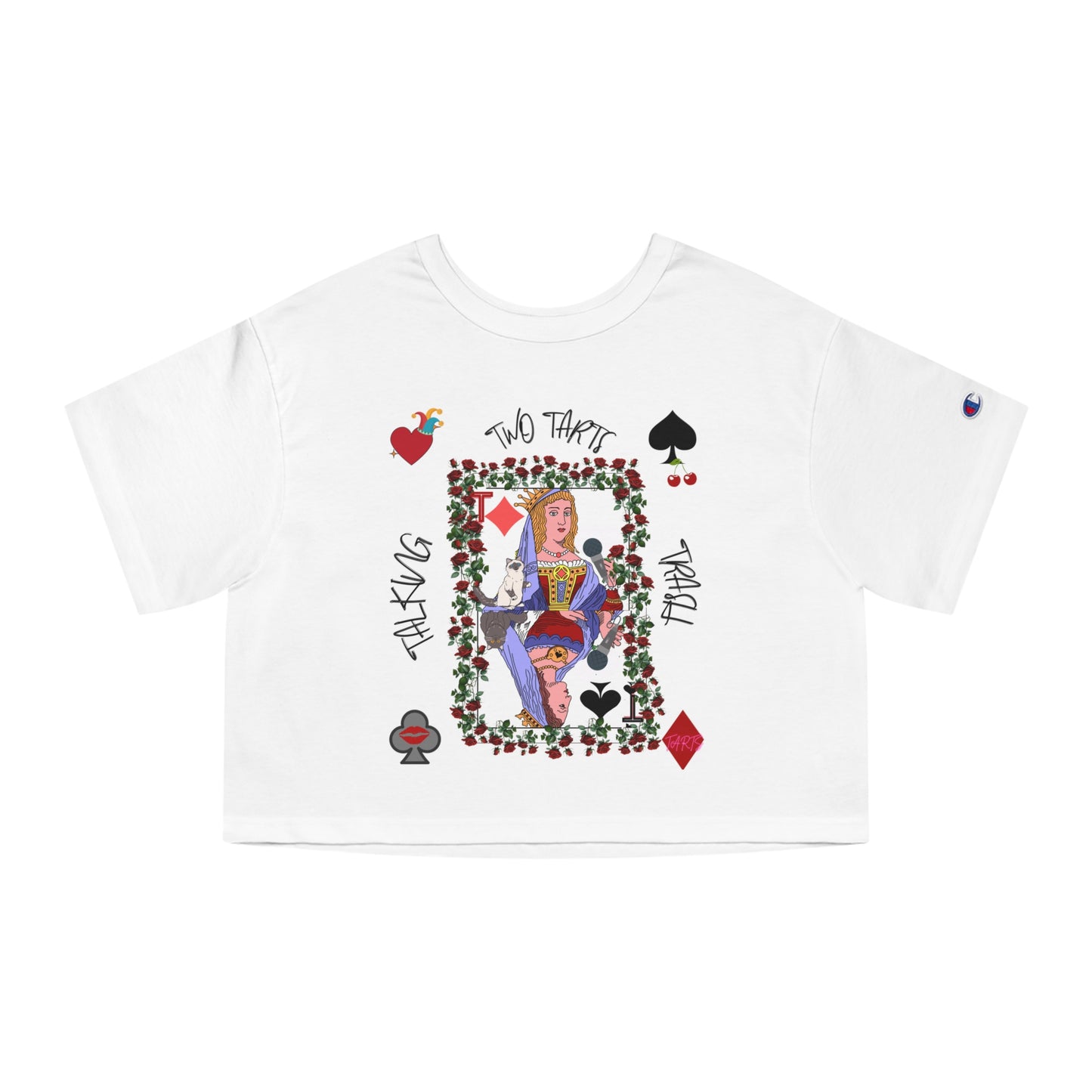 Two Tarts Queen Cropped T-Shirt