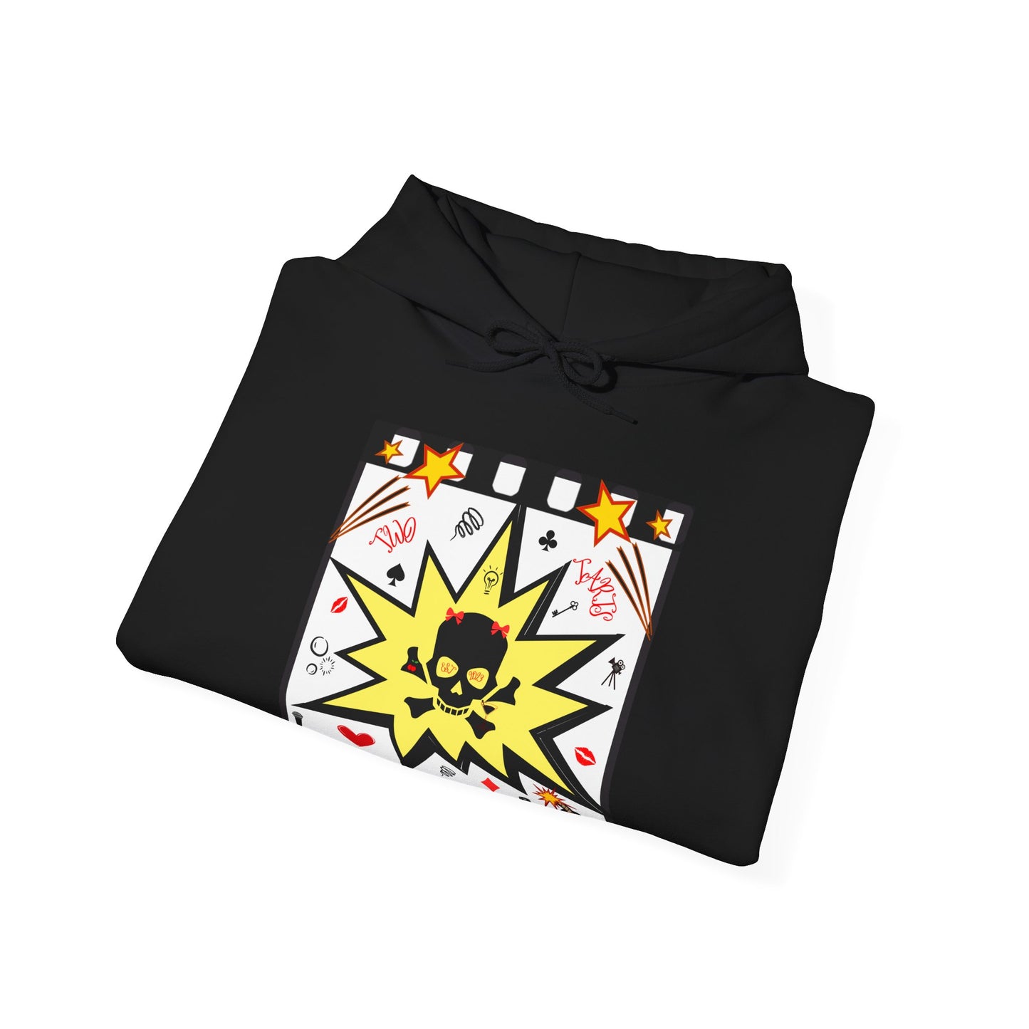 Skull Comic Unisex Hooded Sweatshirt