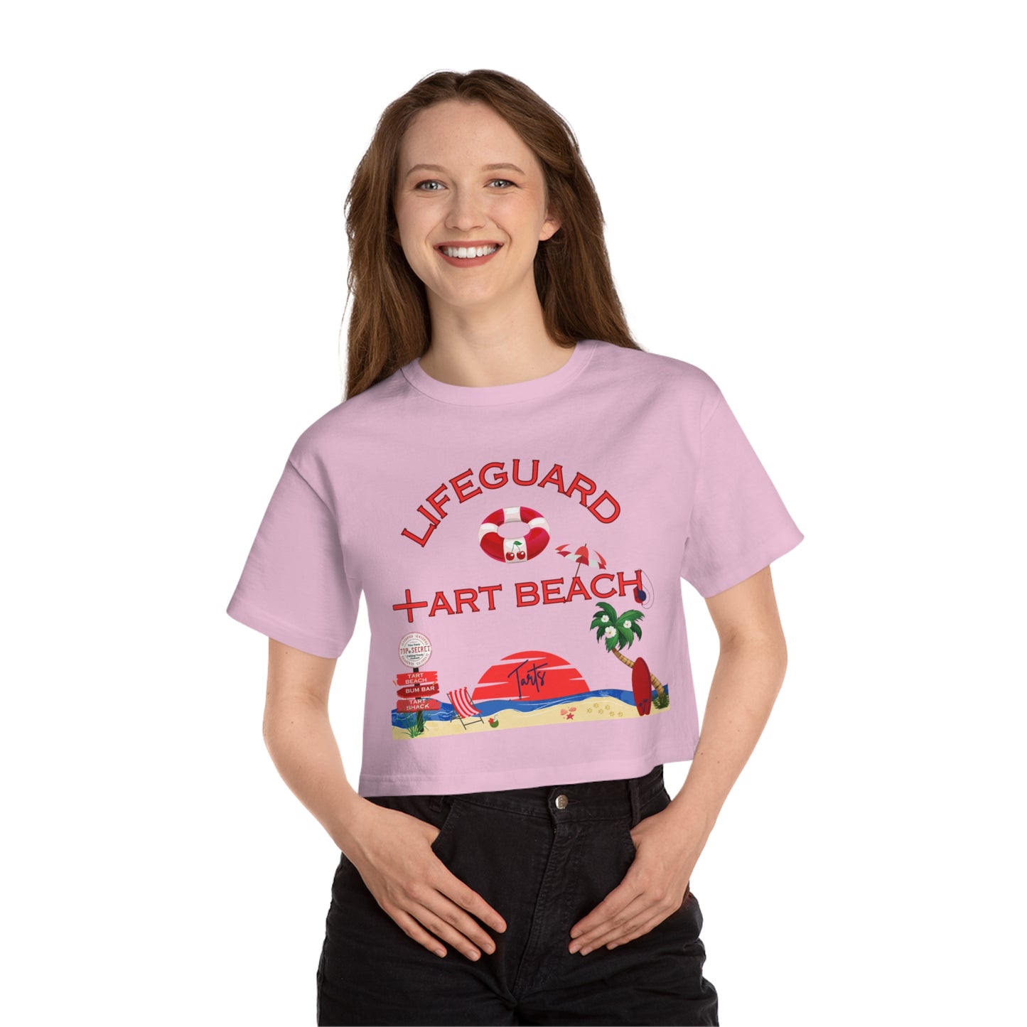 Two Tarts Lifeguard Cropped T-Shirt