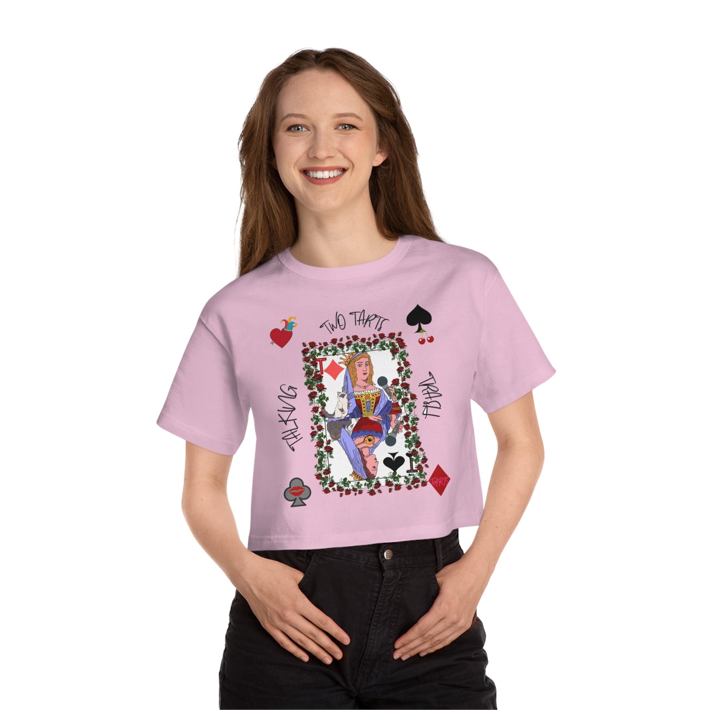 Two Tarts Queen Cropped T-Shirt