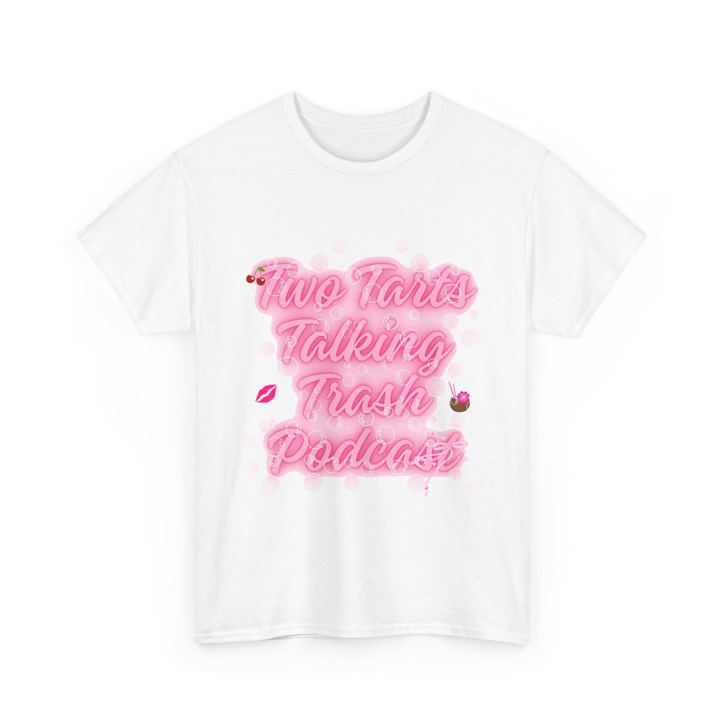 Two Tarts Pink Bubble Unisex Heavy Cotton Tee