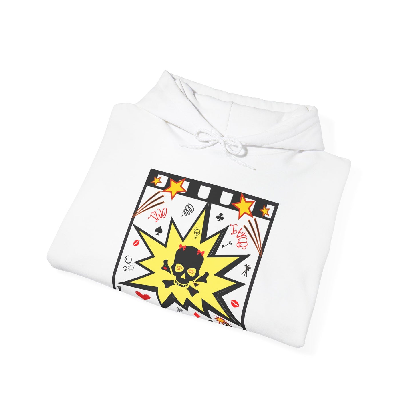 Skull Comic Unisex Hooded Sweatshirt