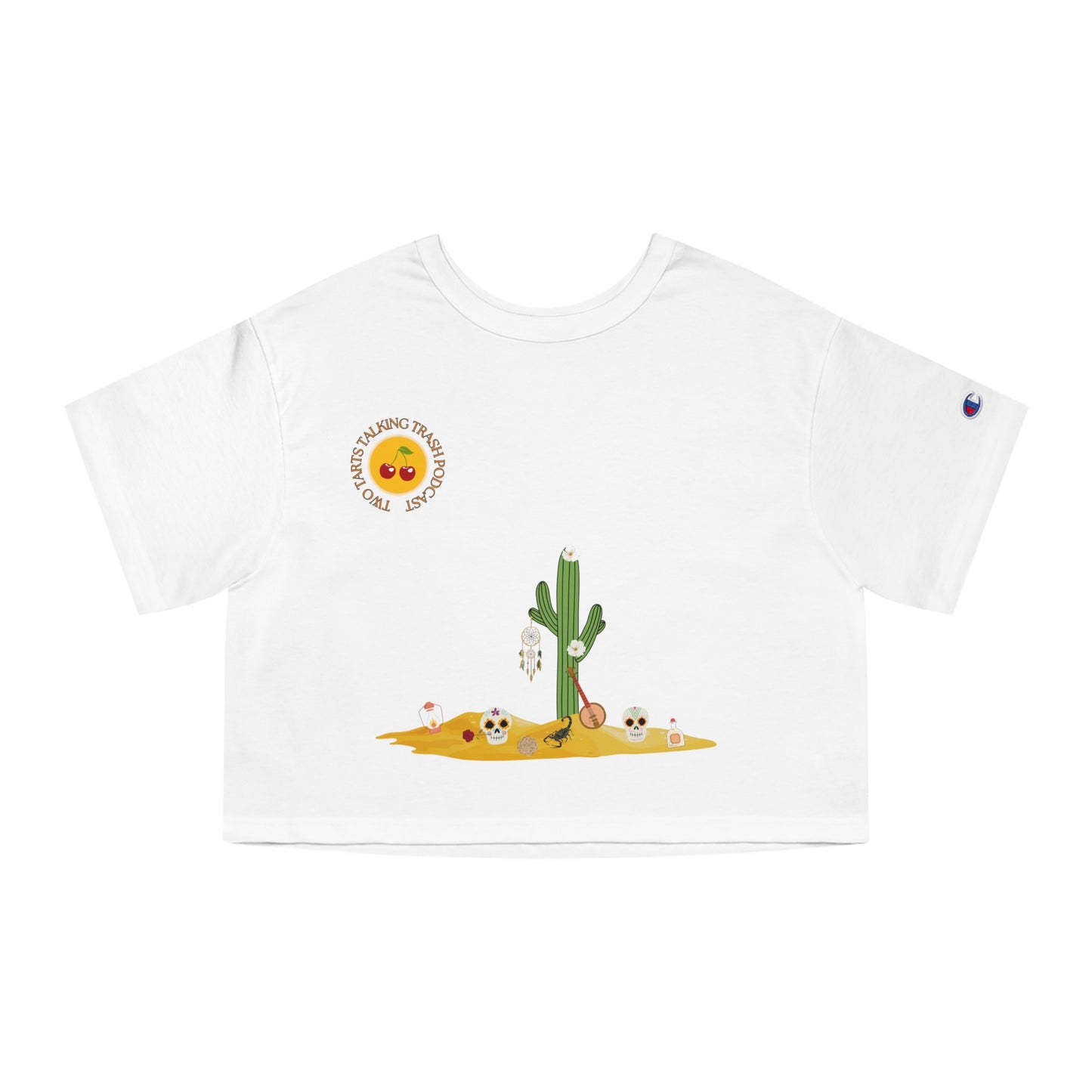 Two Tarts Desert Cropped T-Shirt