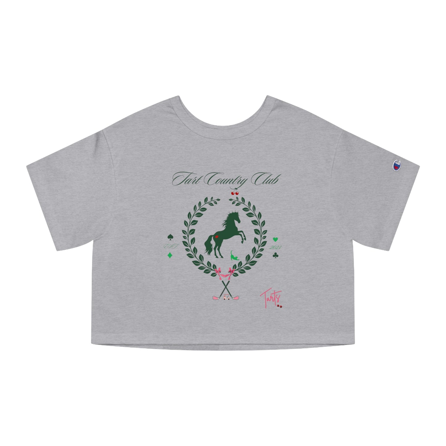 Two Tarts Country Club Heritage Cropped T-Shirt