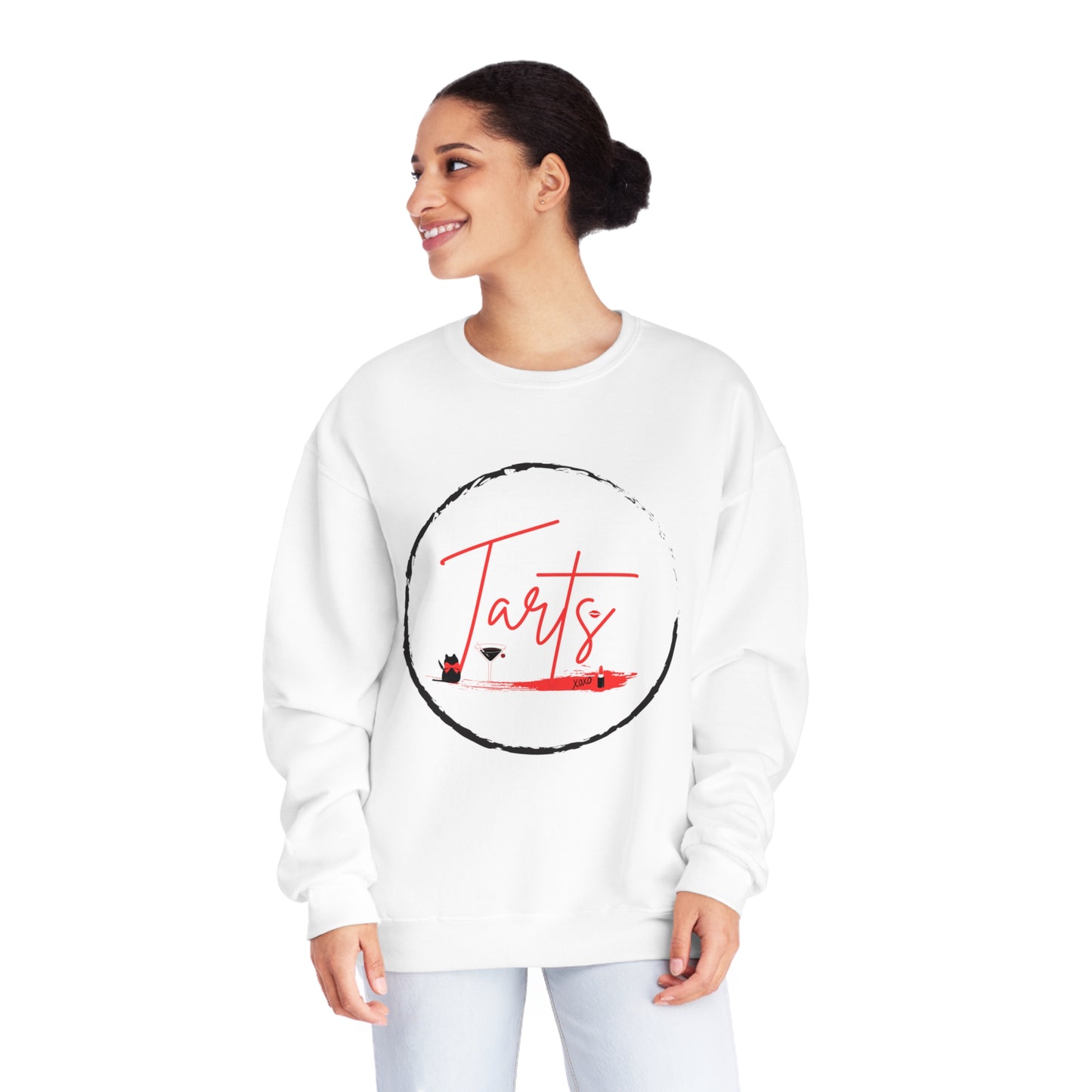 Lipstick Kitty Unisex Crewneck Sweatshirt