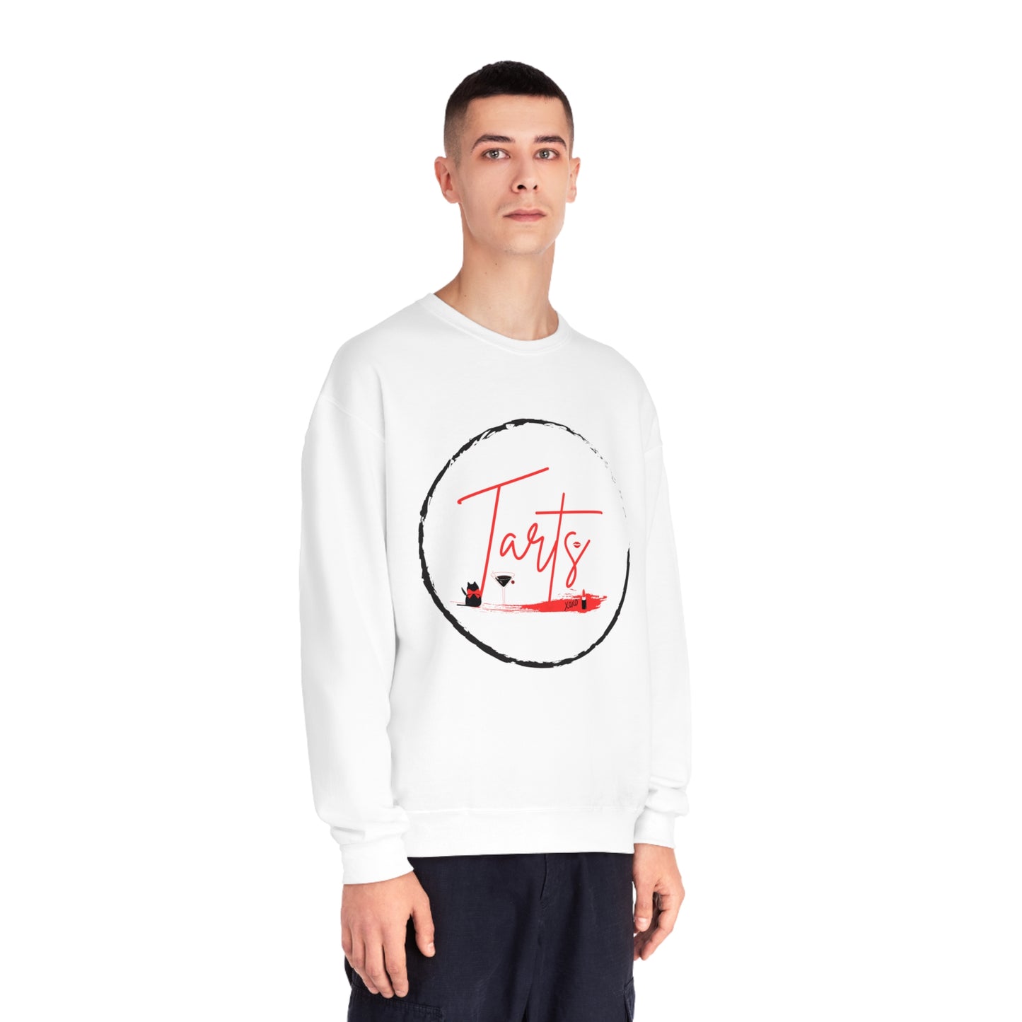 Lipstick Kitty Unisex Crewneck Sweatshirt