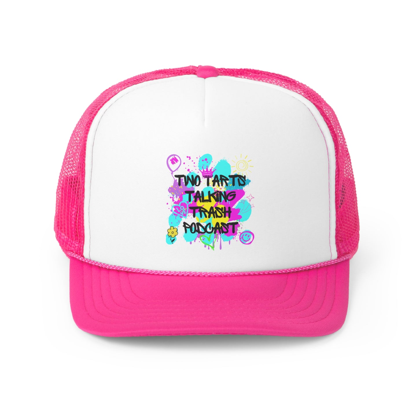 Two Tarts Talking Trash Podcast Graffiti Trucker Caps