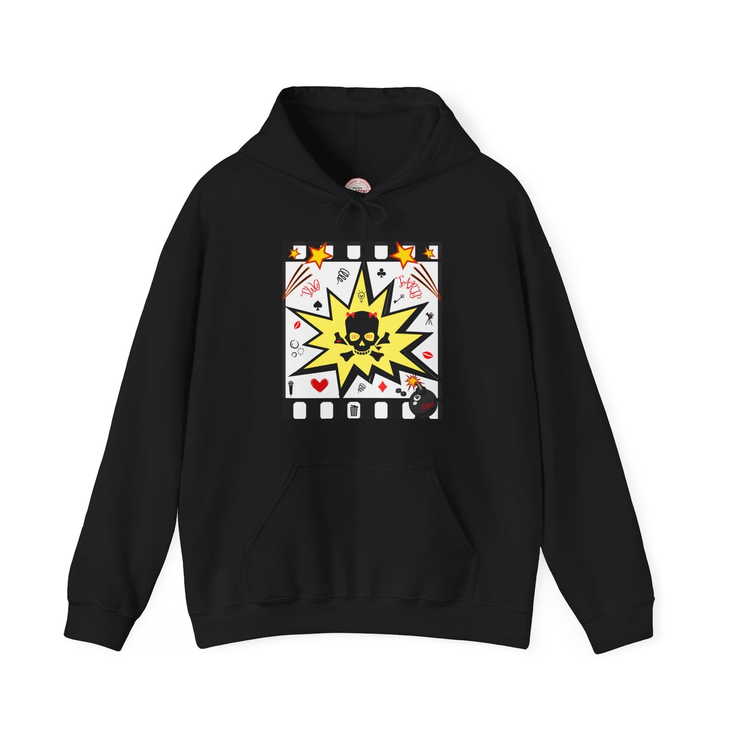 Skull Comic Unisex Hooded Sweatshirt