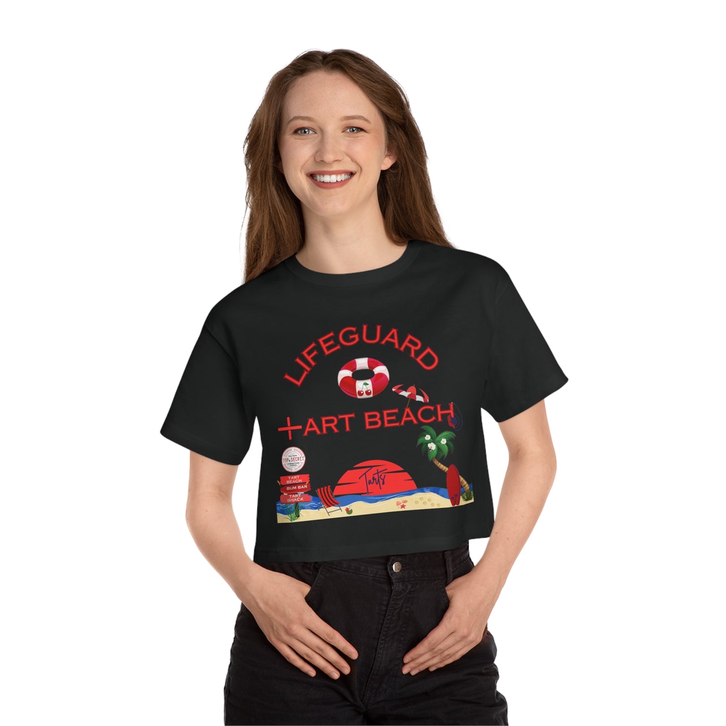 Two Tarts Lifeguard Cropped T-Shirt