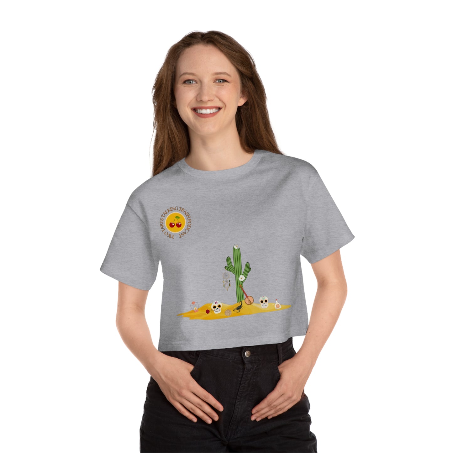 Two Tarts Desert Cropped T-Shirt