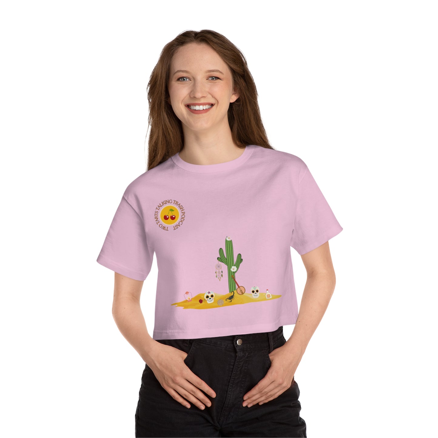 Two Tarts Desert Cropped T-Shirt
