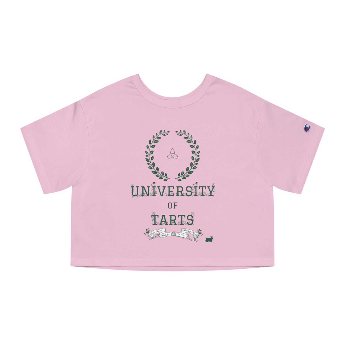 Two Tarts University Champion Women's Heritage Cropped T-Shirt