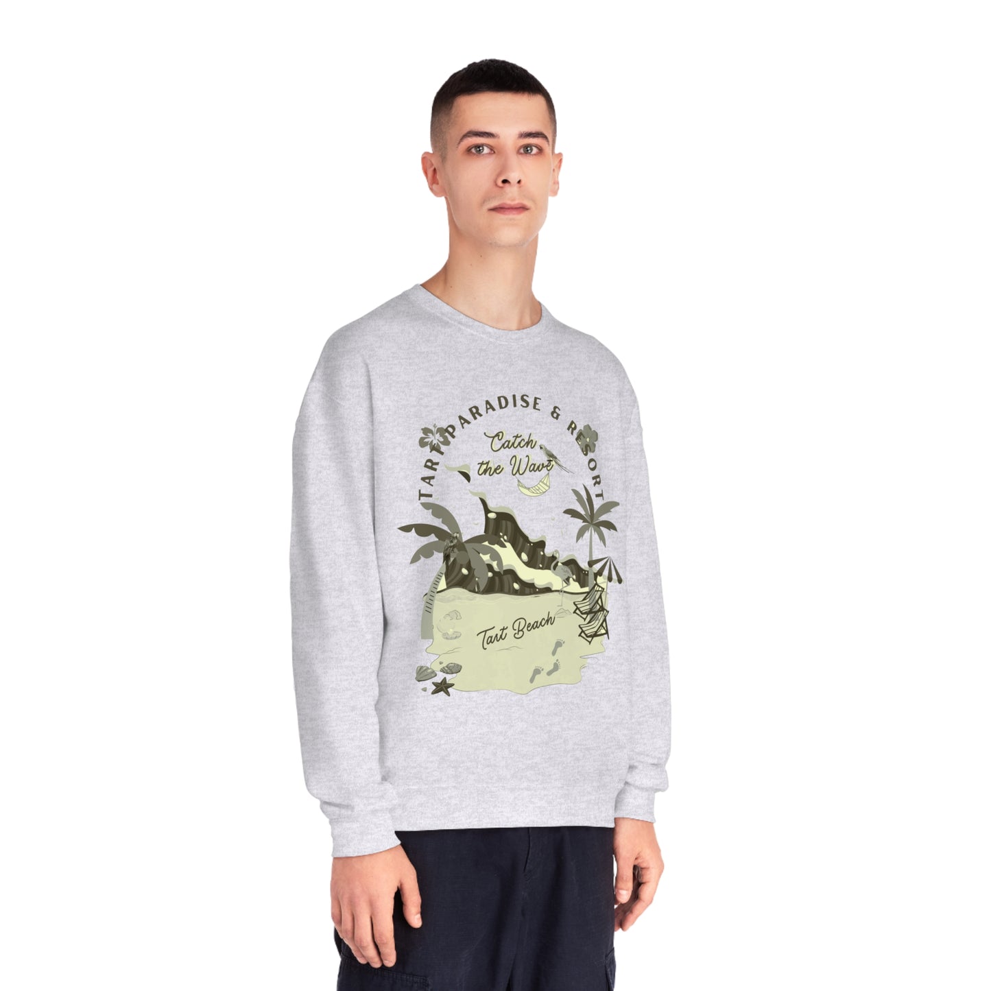 Two Tarts Beach Unisex Crewneck Sweatshirt