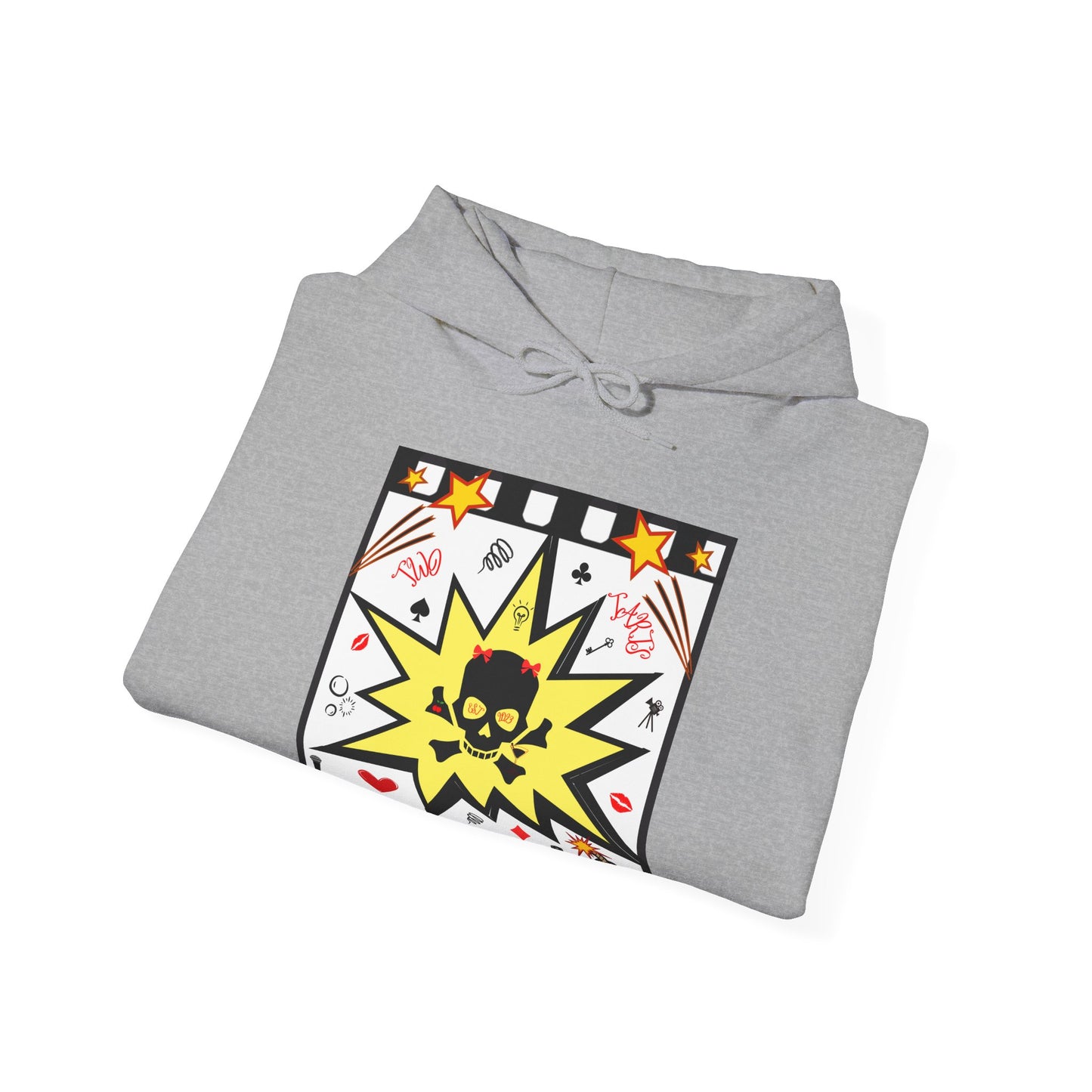 Skull Comic Unisex Hooded Sweatshirt