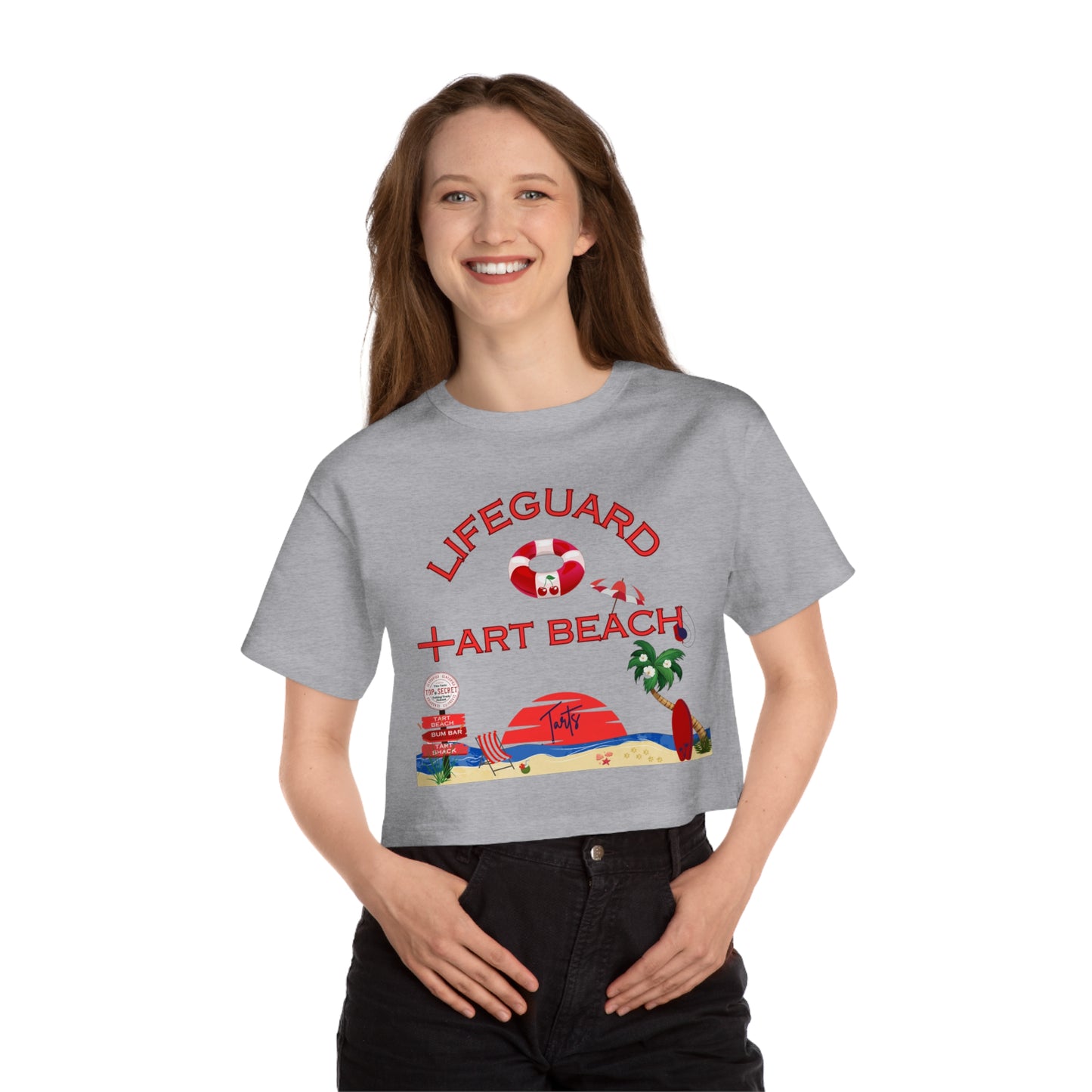 Two Tarts Lifeguard Cropped T-Shirt