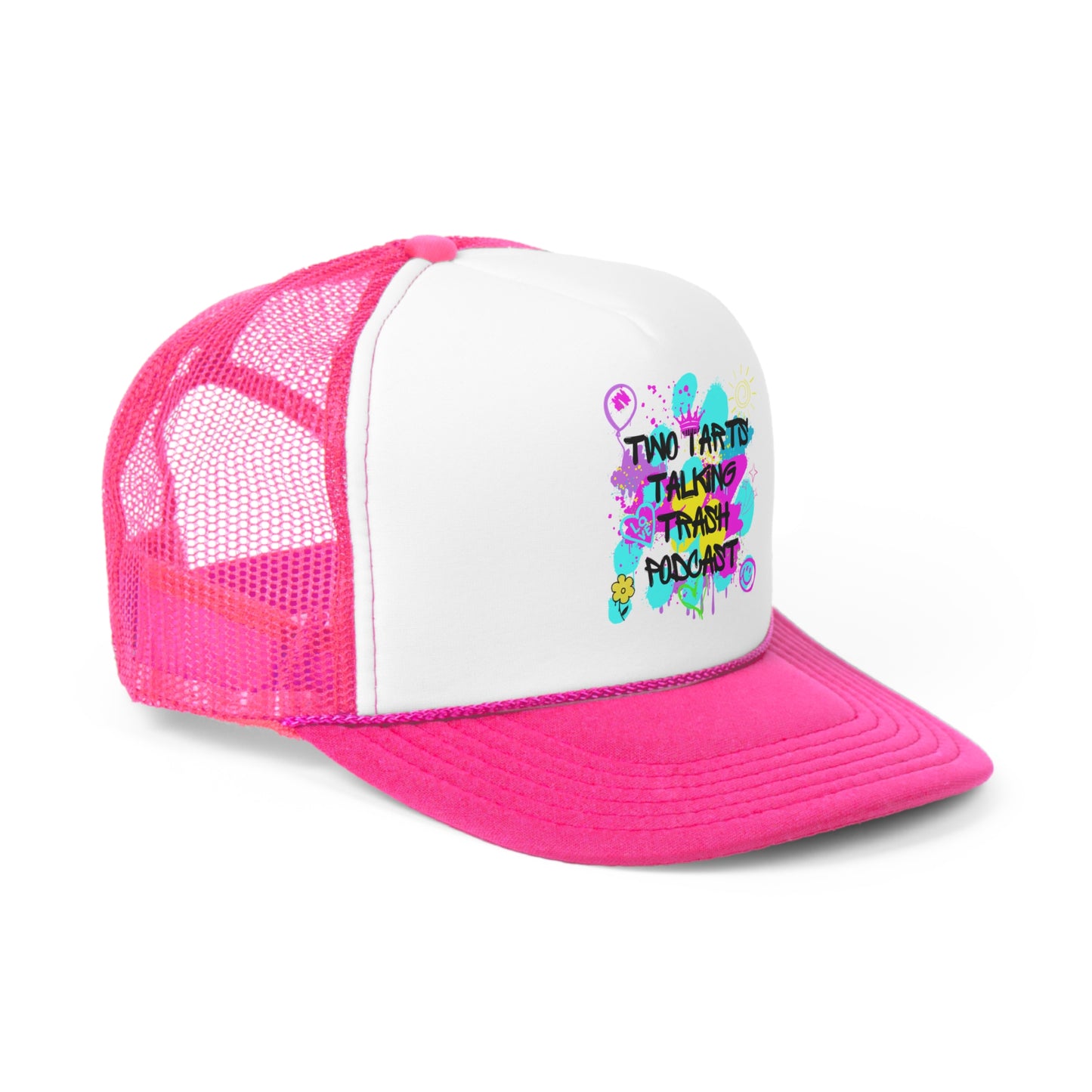 Two Tarts Talking Trash Podcast Graffiti Trucker Caps