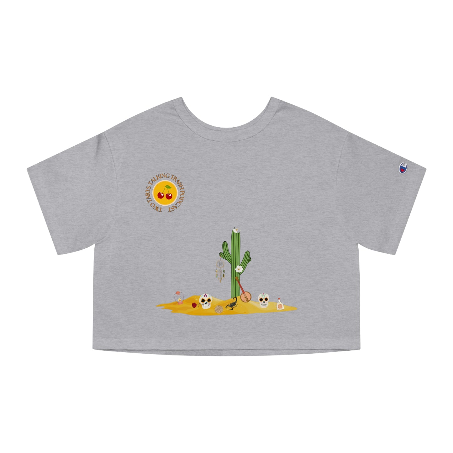 Two Tarts Desert Cropped T-Shirt