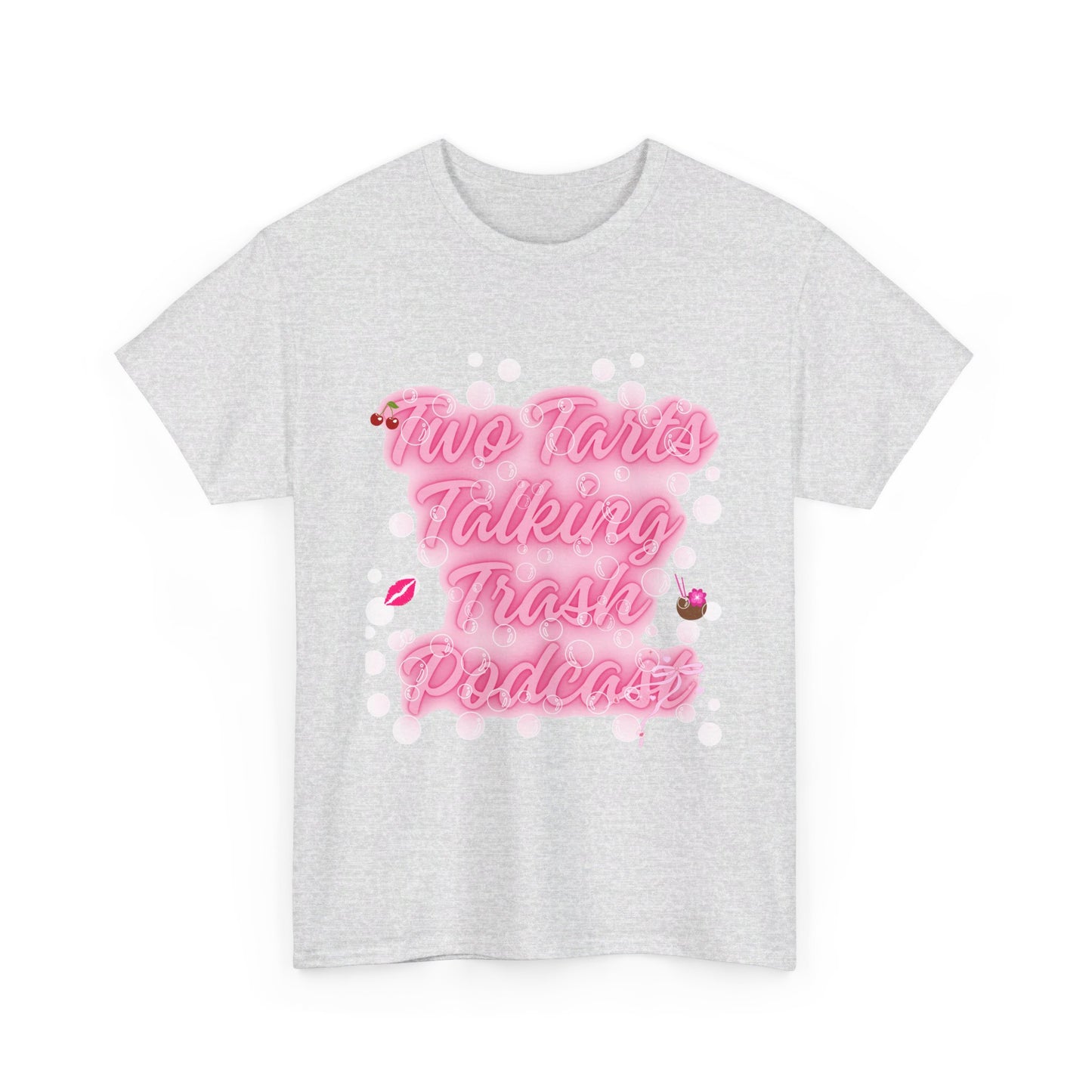 Two Tarts Pink Bubble Unisex Heavy Cotton Tee