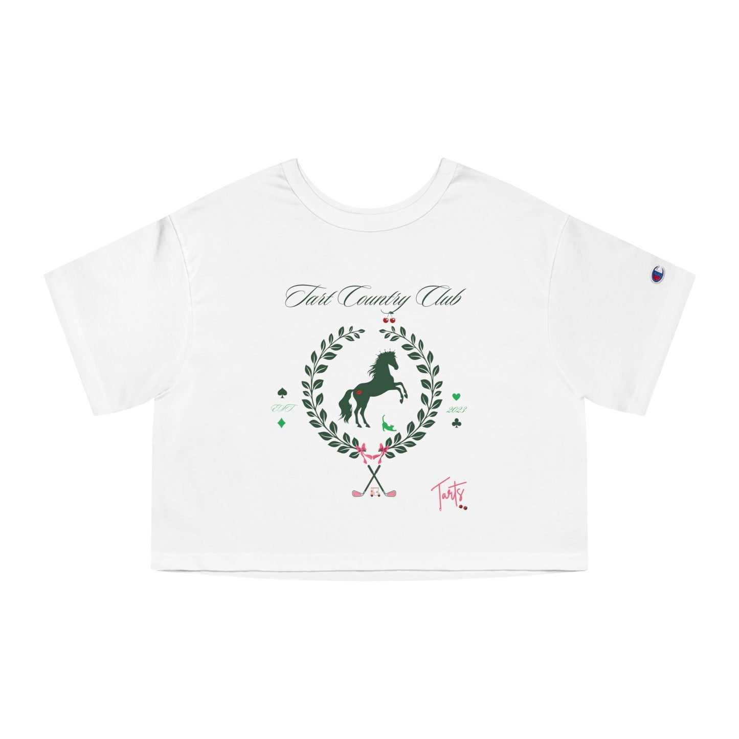 Two Tarts Country Club Heritage Cropped T-Shirt