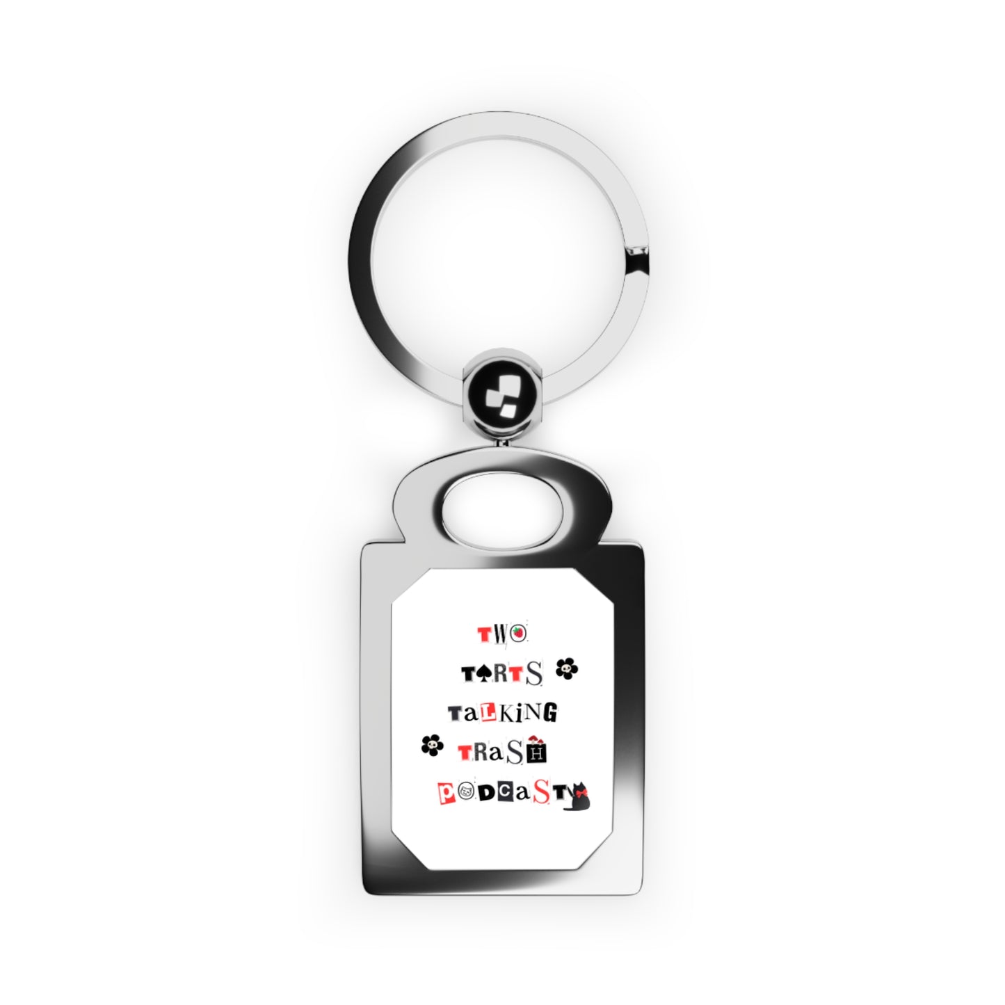 Two Tarts Talking Trash Serial Kitty Photo Keyring