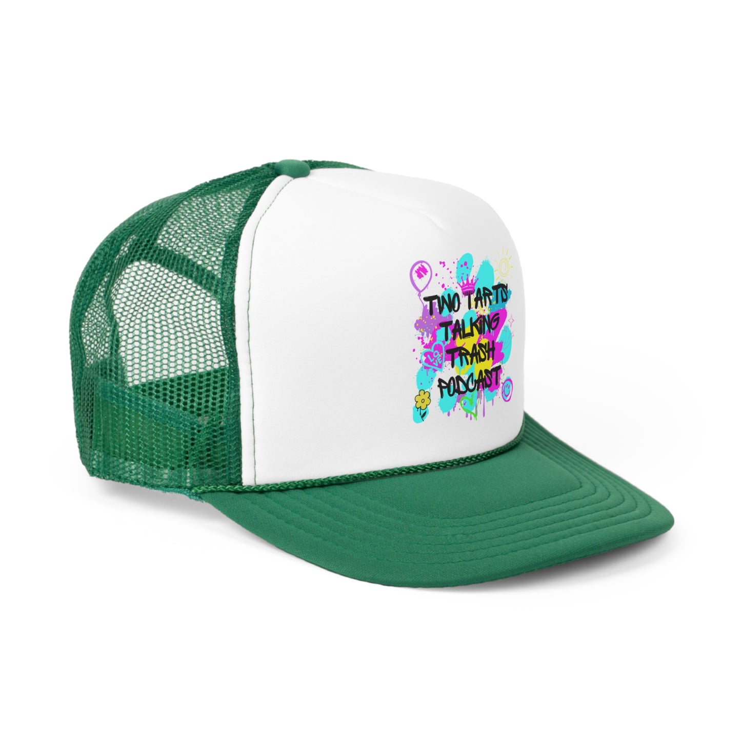 Two Tarts Talking Trash Podcast Graffiti Trucker Caps