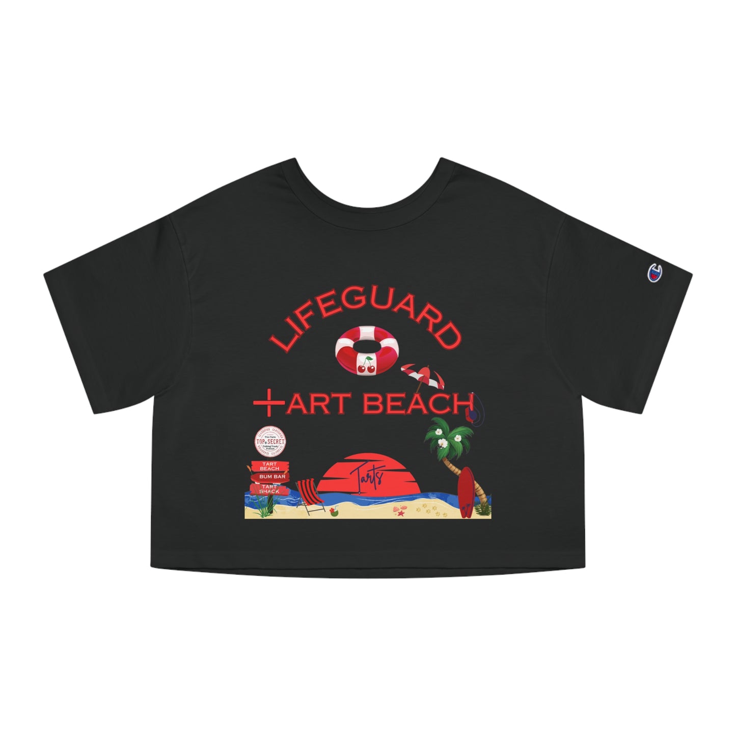 Two Tarts Lifeguard Cropped T-Shirt