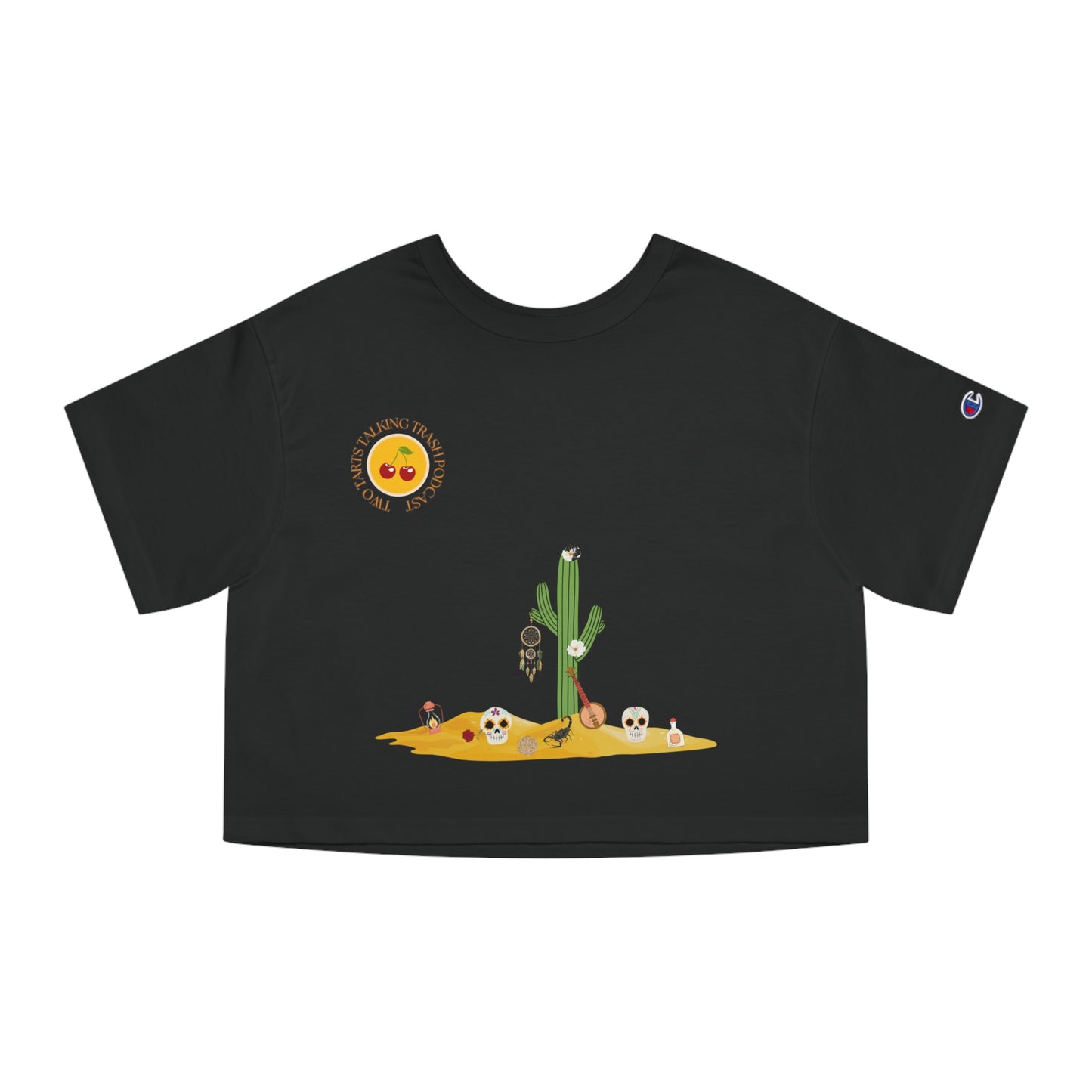 Two Tarts Desert Cropped T-Shirt