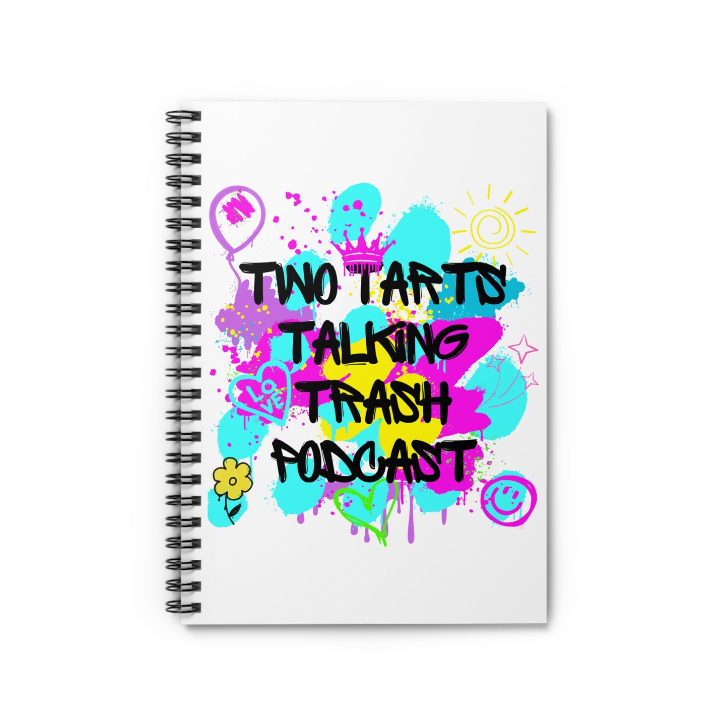 Two Tart Graffiti Spiral Notebook - Ruled Line