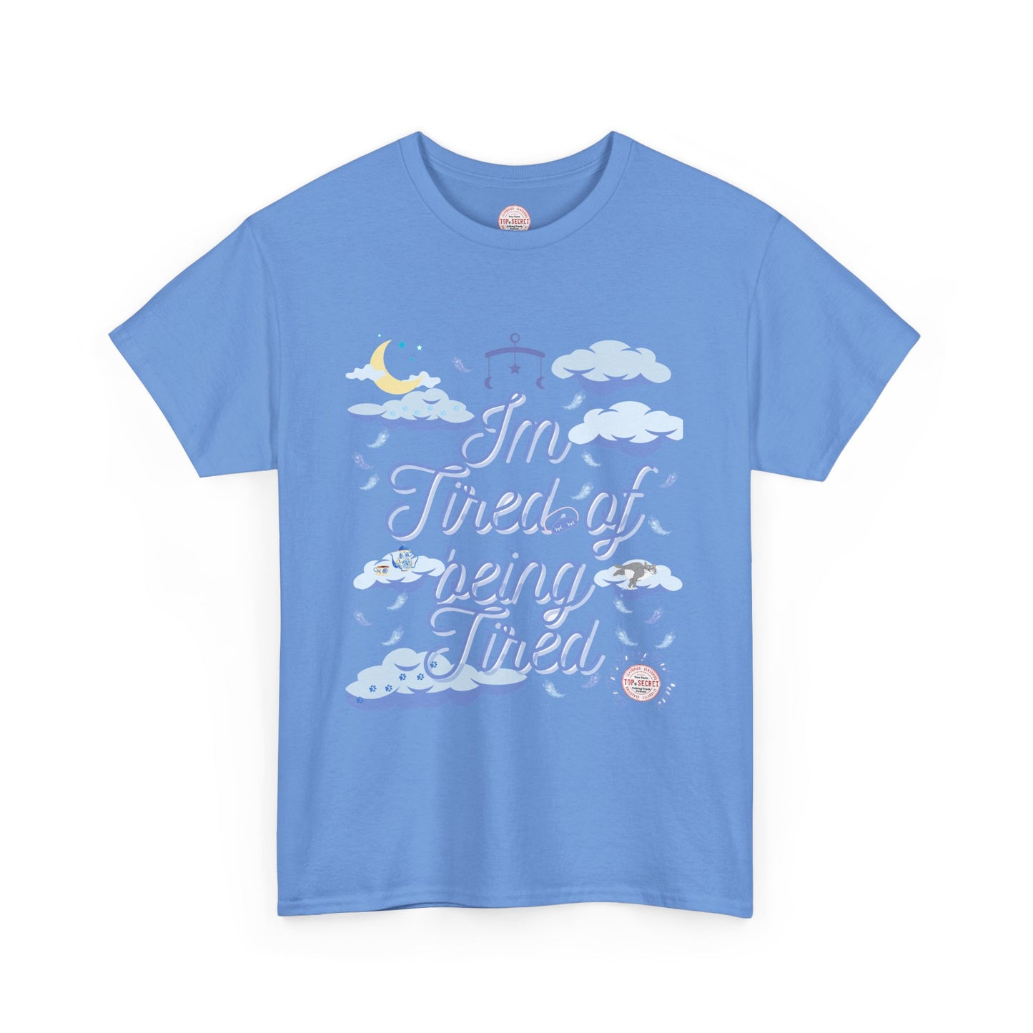 Two Tarts Tired of Being Tired Unisex Heavy Cotton Tee