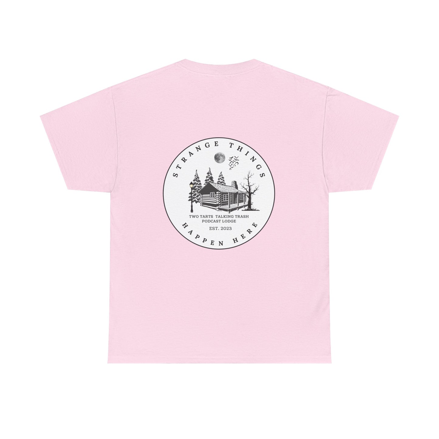 Strange Things Happen Here Unisex Heavy Cotton Tee