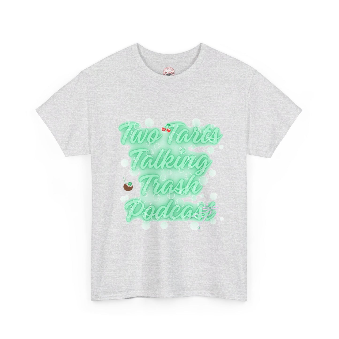 Two Tarts Green Bubble Unisex Heavy Cotton Tee