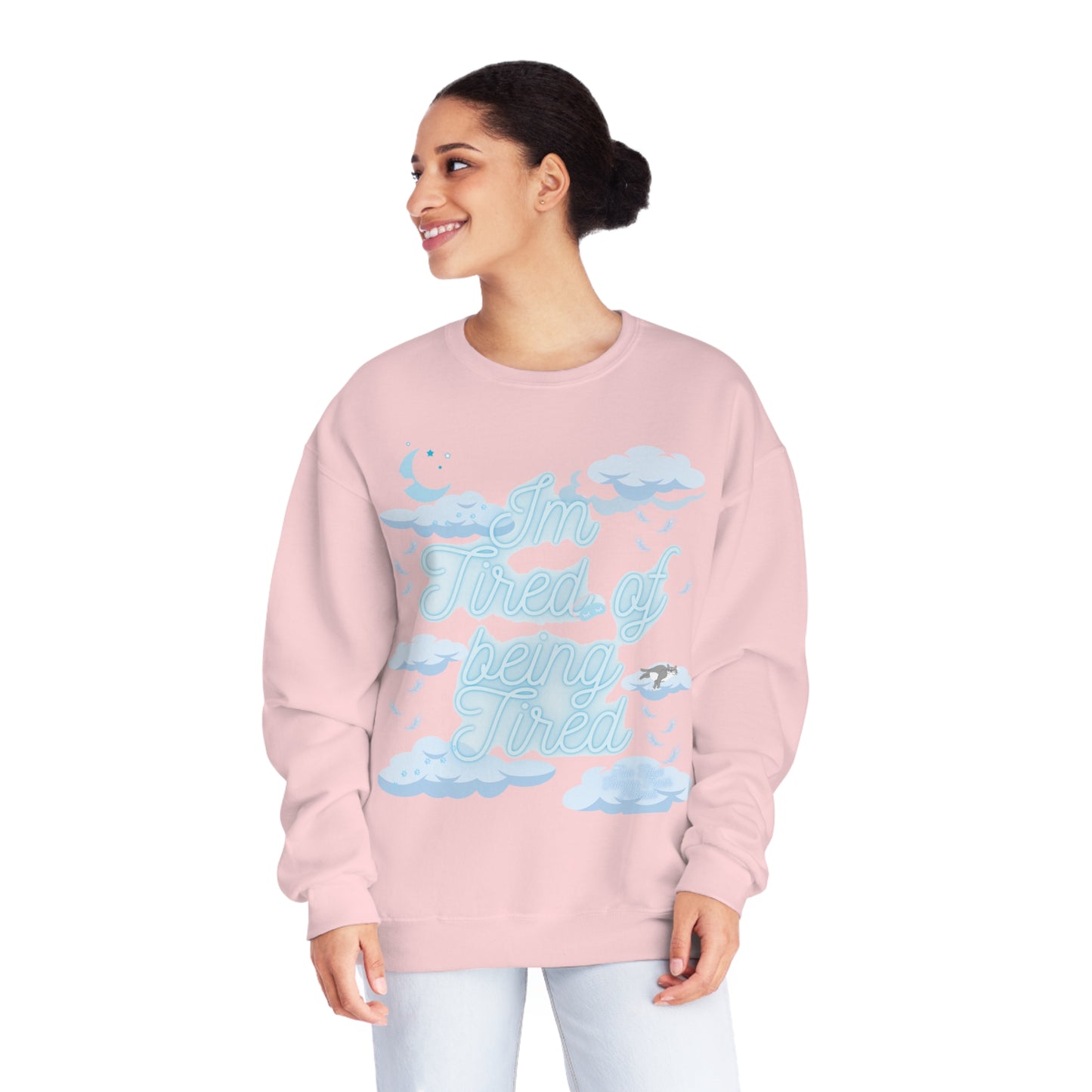 Two Tarts Tired Unisex Crewneck Sweatshirt